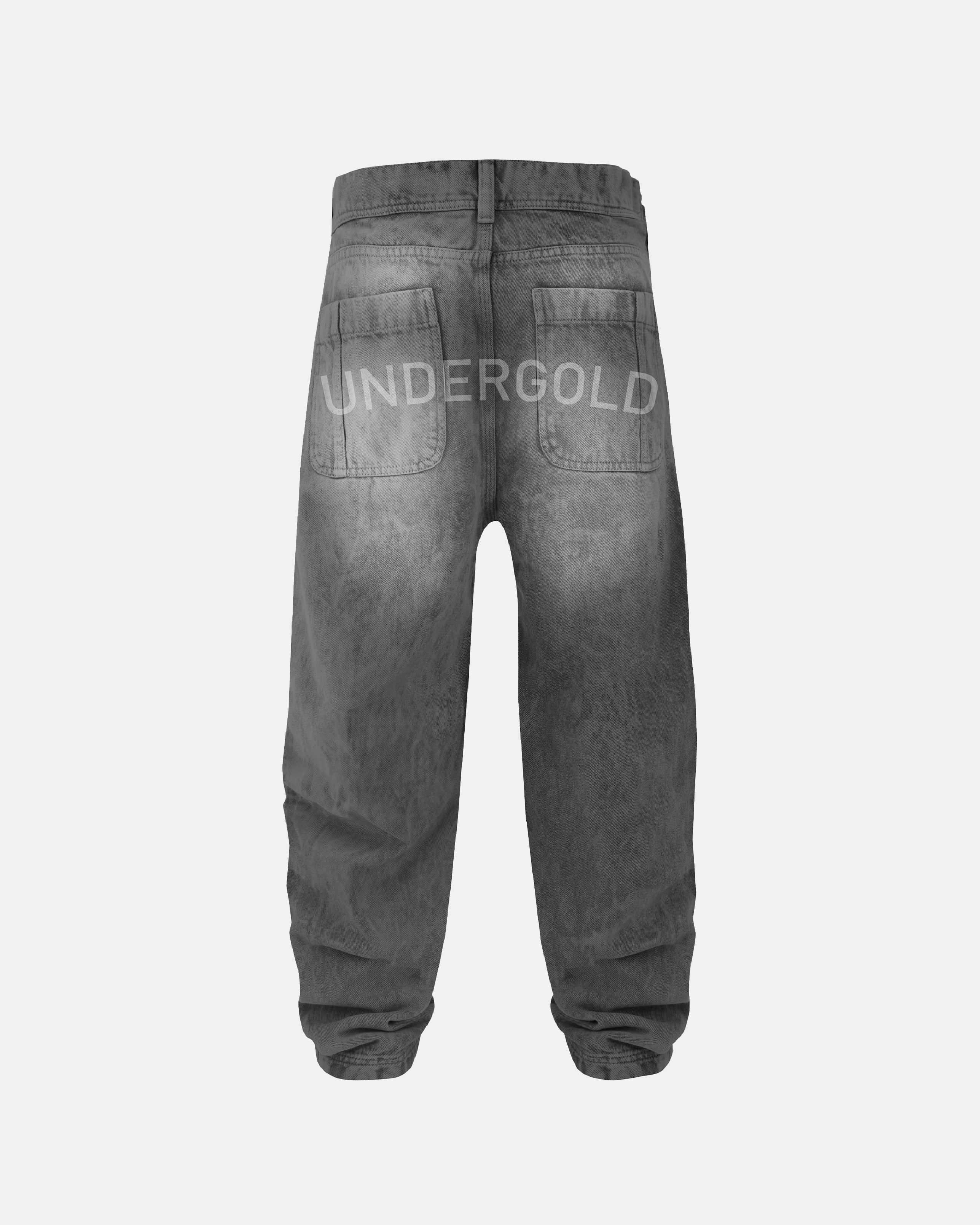 Basics UNDERGOLD Regular Jean Washed Black