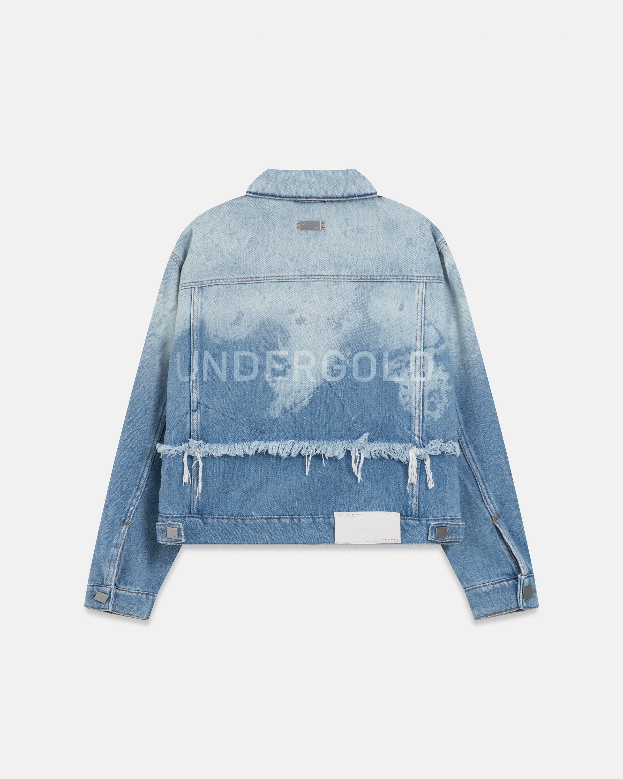 Holy State UNDRGLD Double Destroyed Jacket Blue