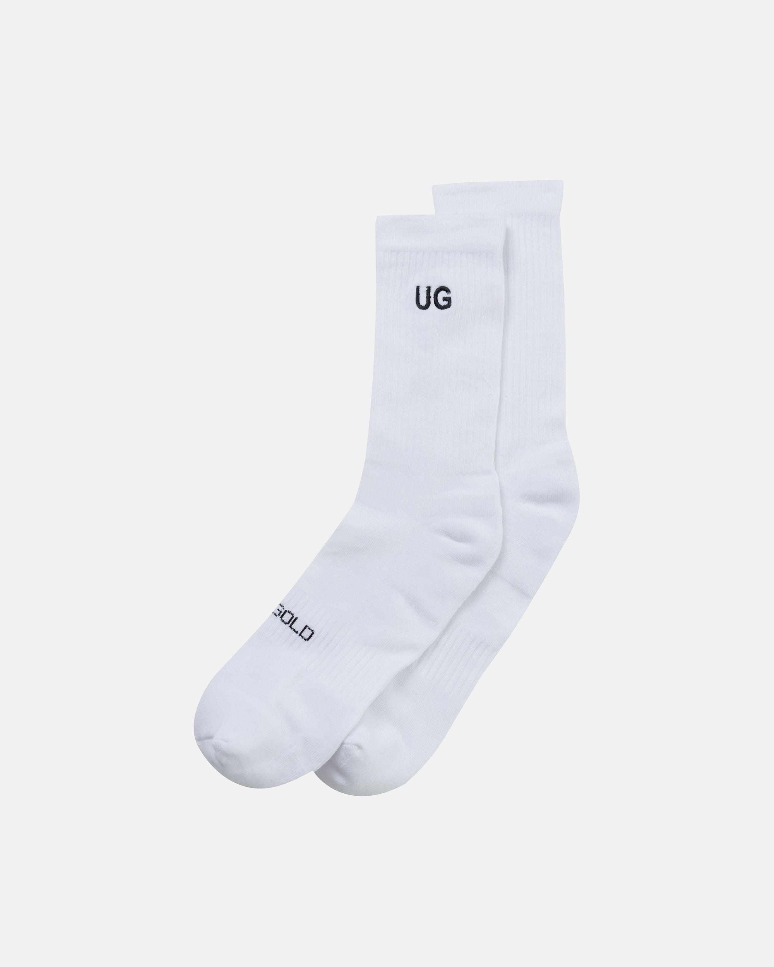 Basics Embroidered UG Socks White