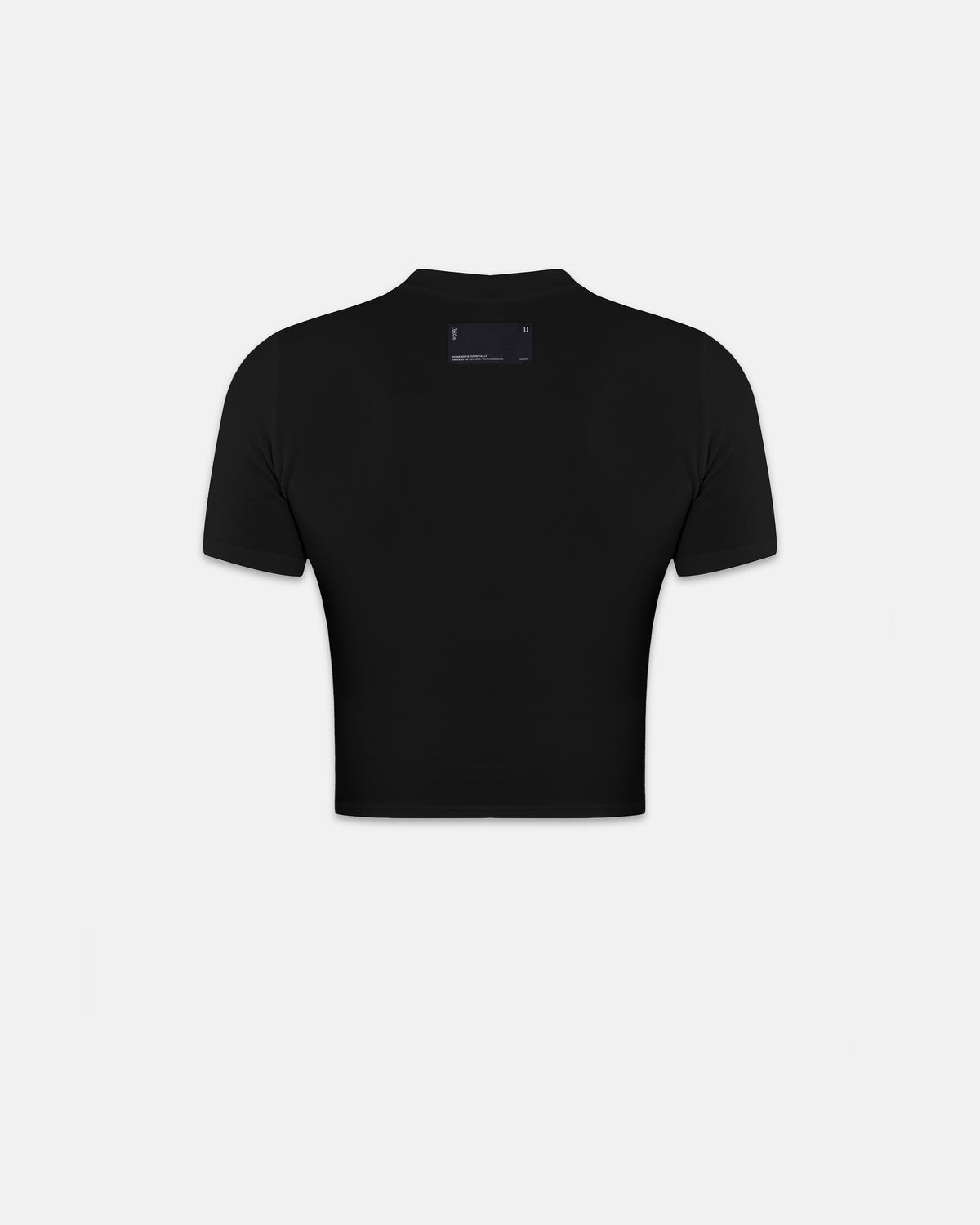 Basics Rhinestone UNDGLD Long Baby Tee Black