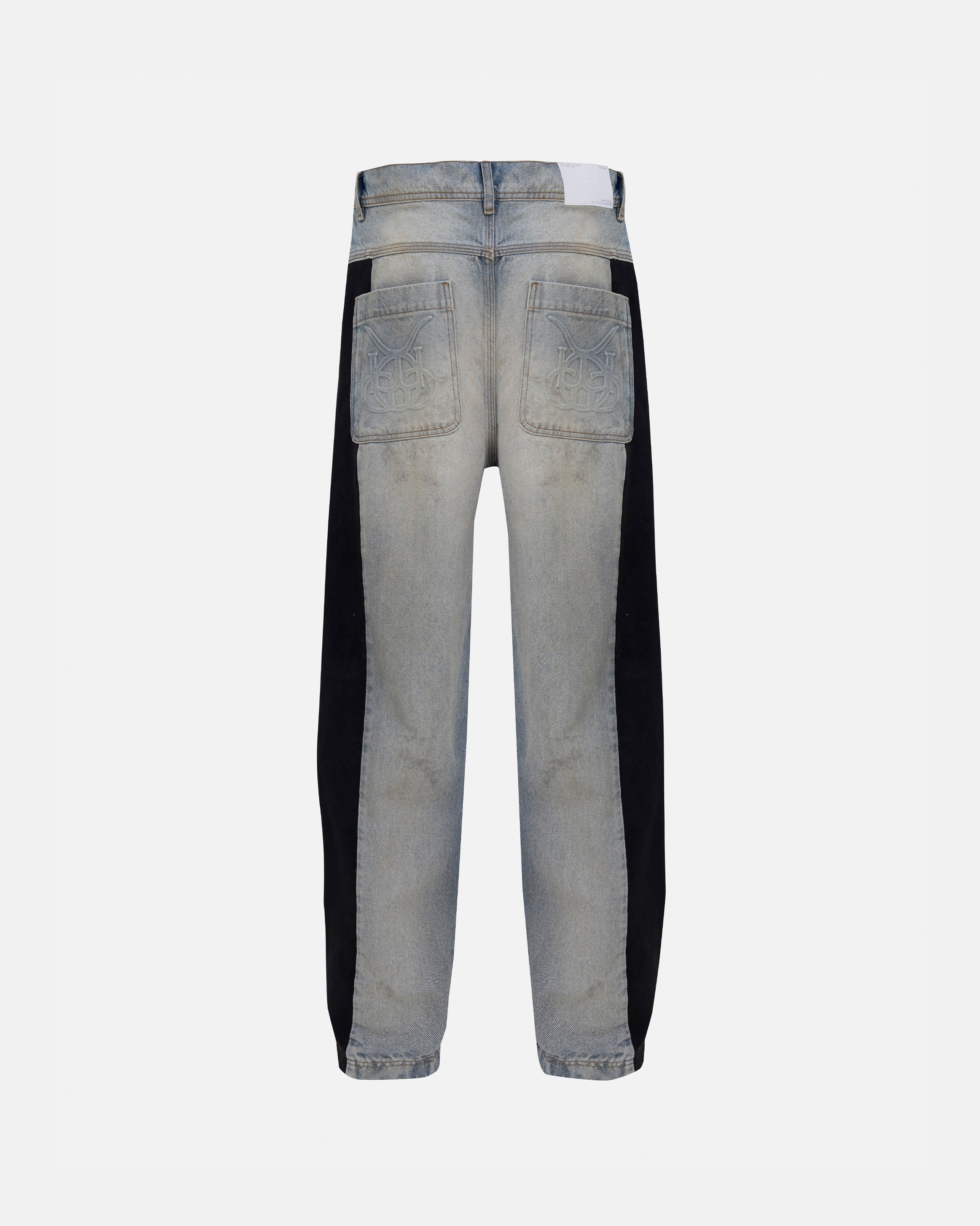 Santa Union Medellín Milano Suede Wide Jean Dirty Blue