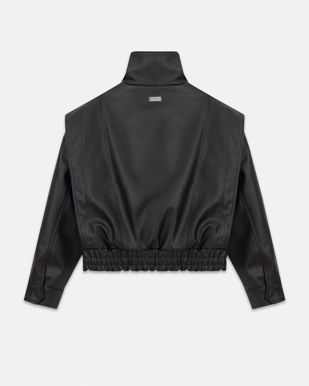 Basics Panelled Bomber Jacket Black