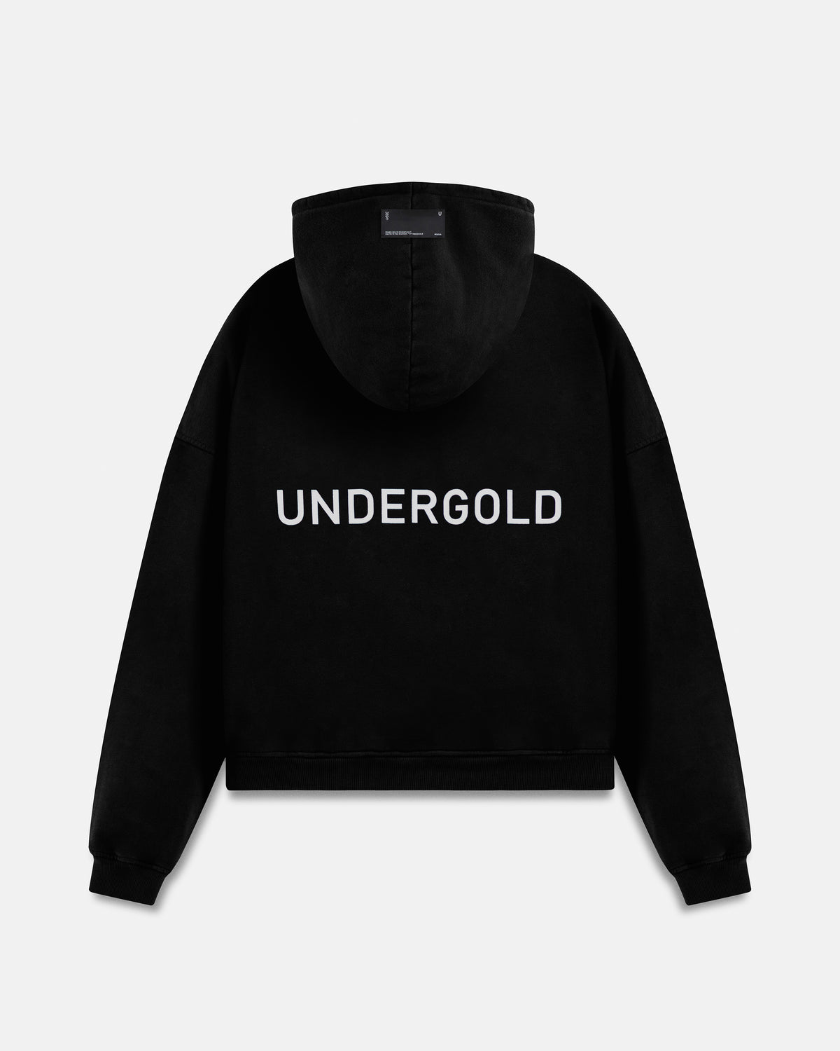 Line Basic Hoodie Black