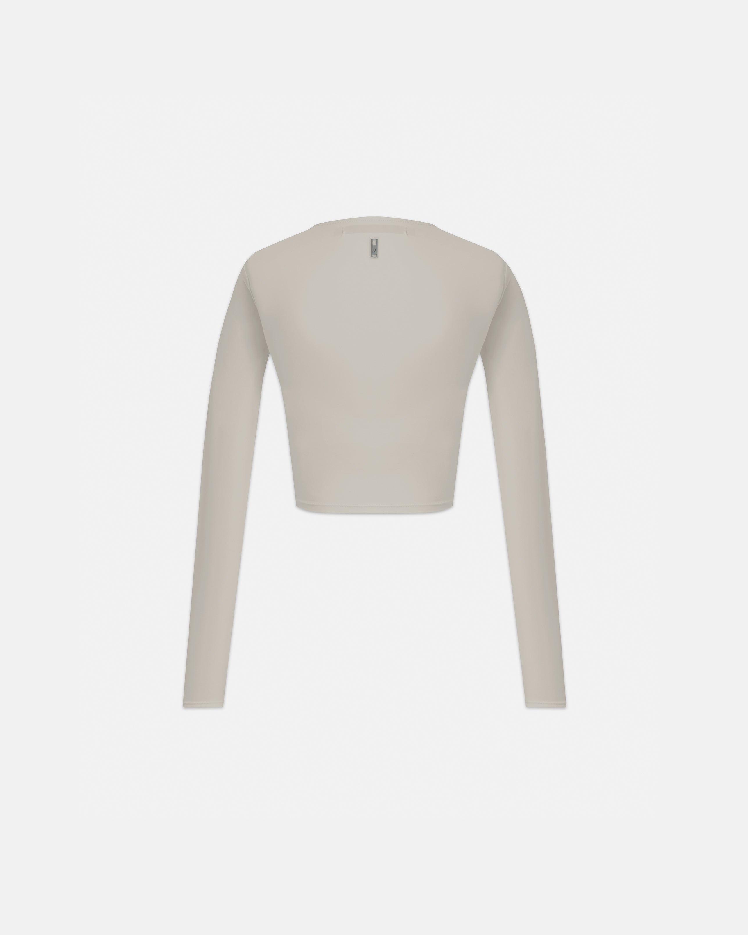 W Line Basic Long Sleeve Tshirt Light Gray