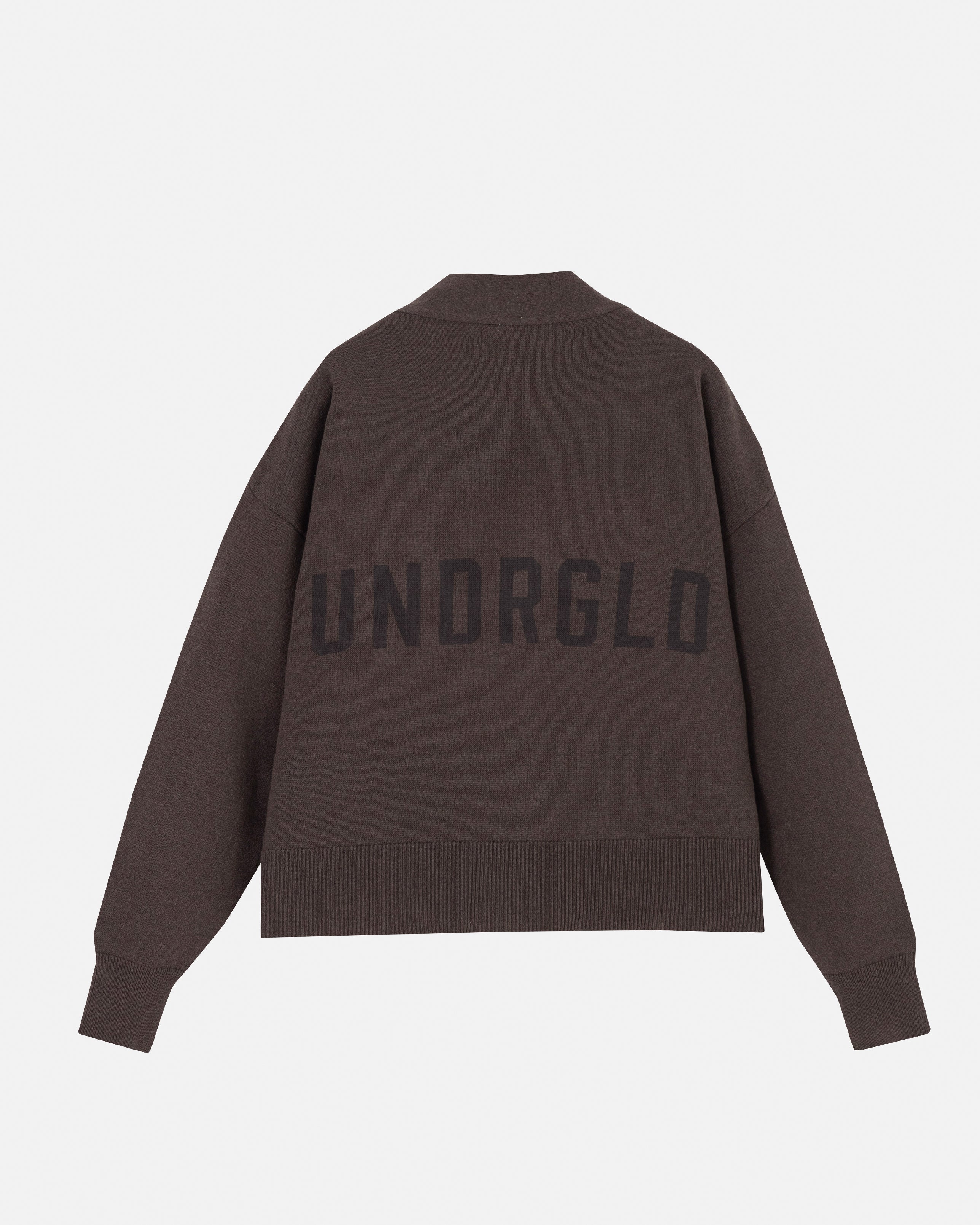 Basics UNDRGLD Knitted Cardigan Brown