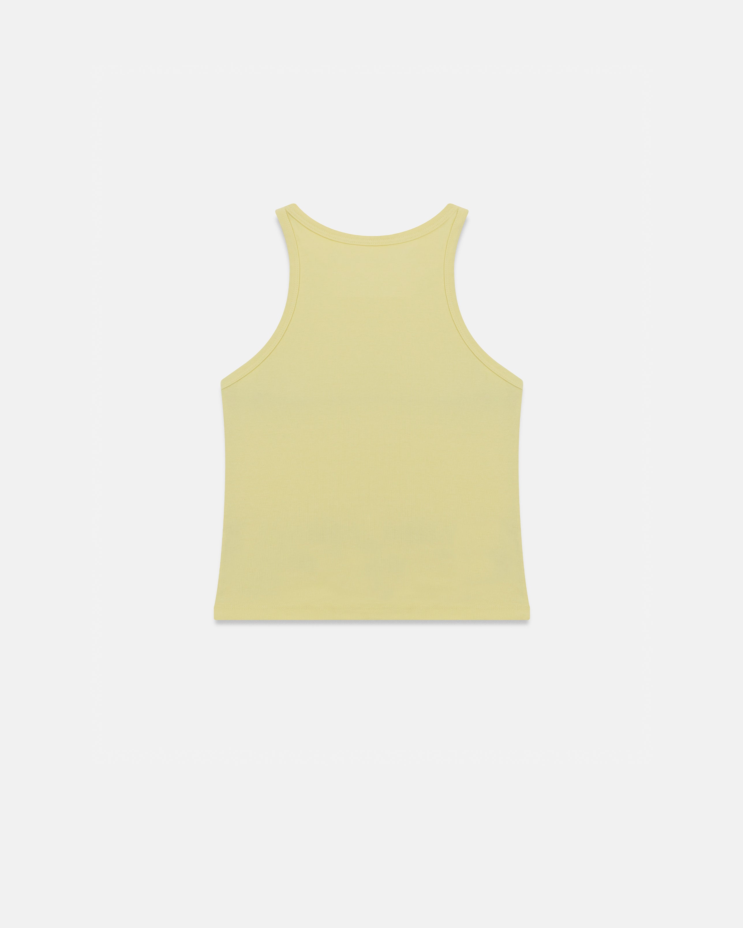 W Holy State 94 Halter Tank Top Yellow