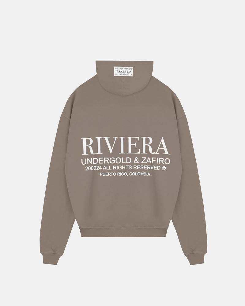 Riviera Fruit Angels Hoodie Brown