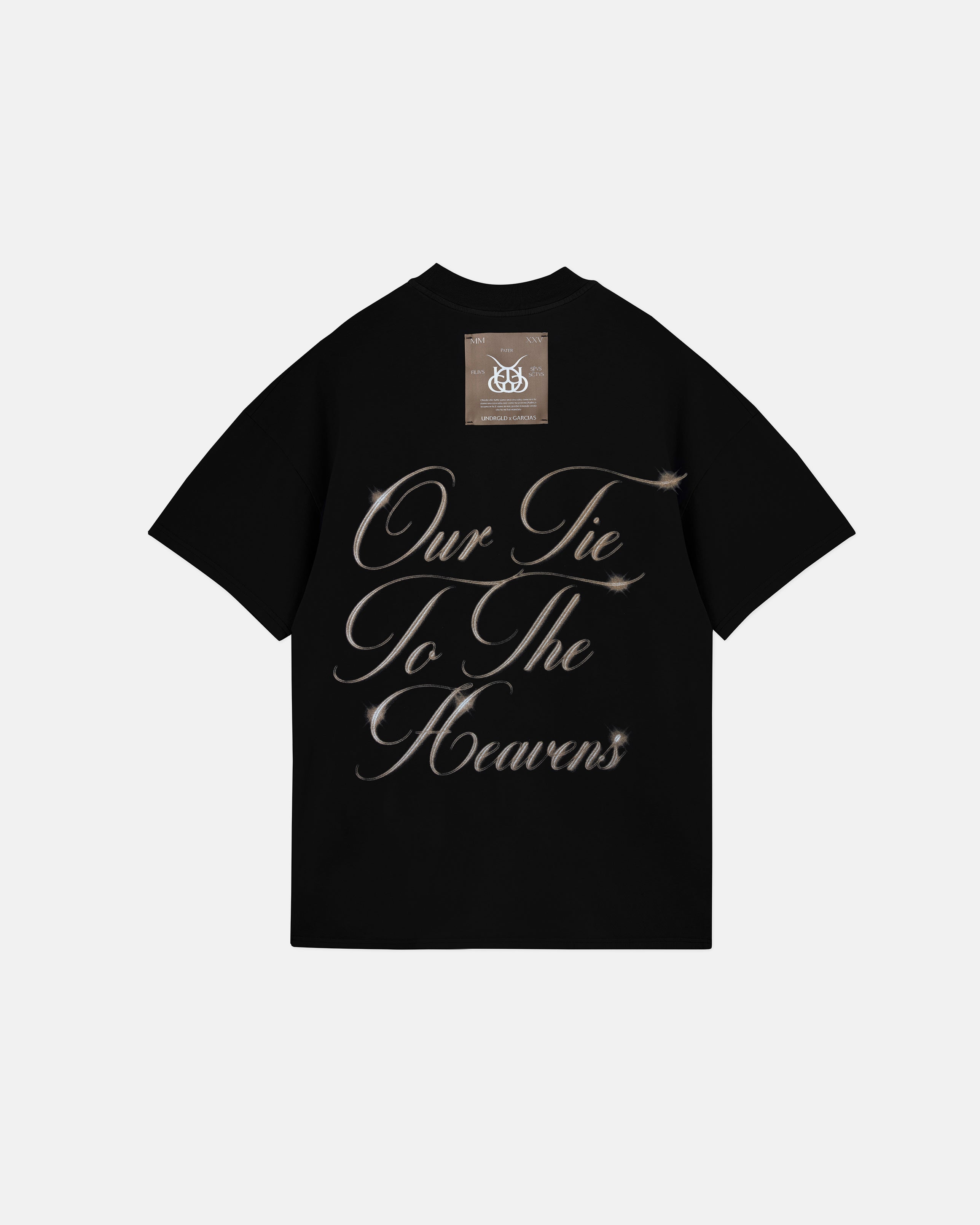 Santa Unión Our Tie To The Heavens Tshirt Black