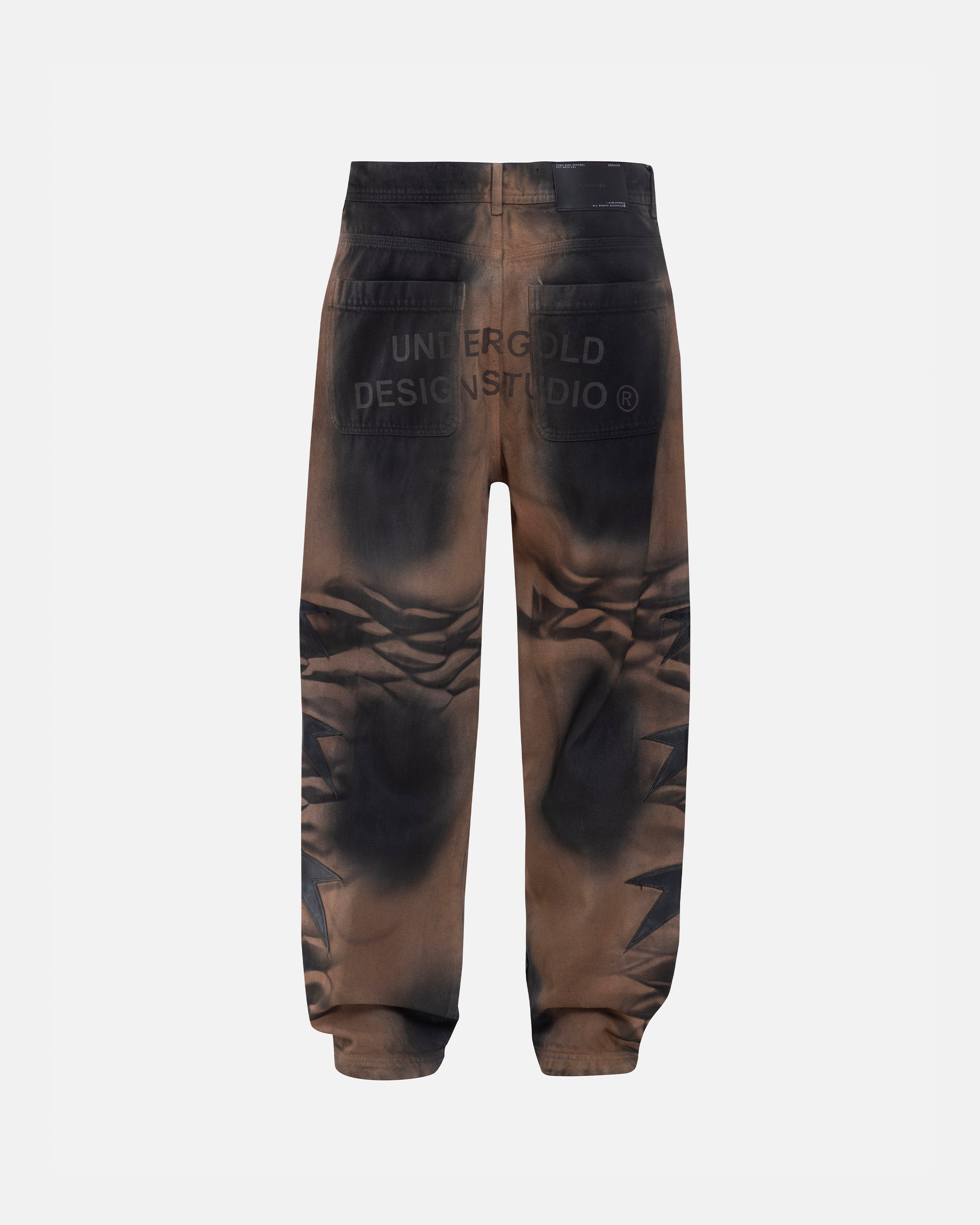 Stardust Stars Wide Jeans Vintage Brown