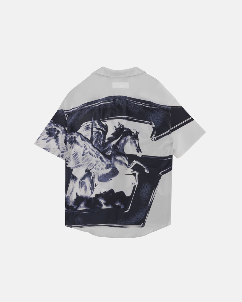 Pegasus G Silk Shirt Pegasus Pattern