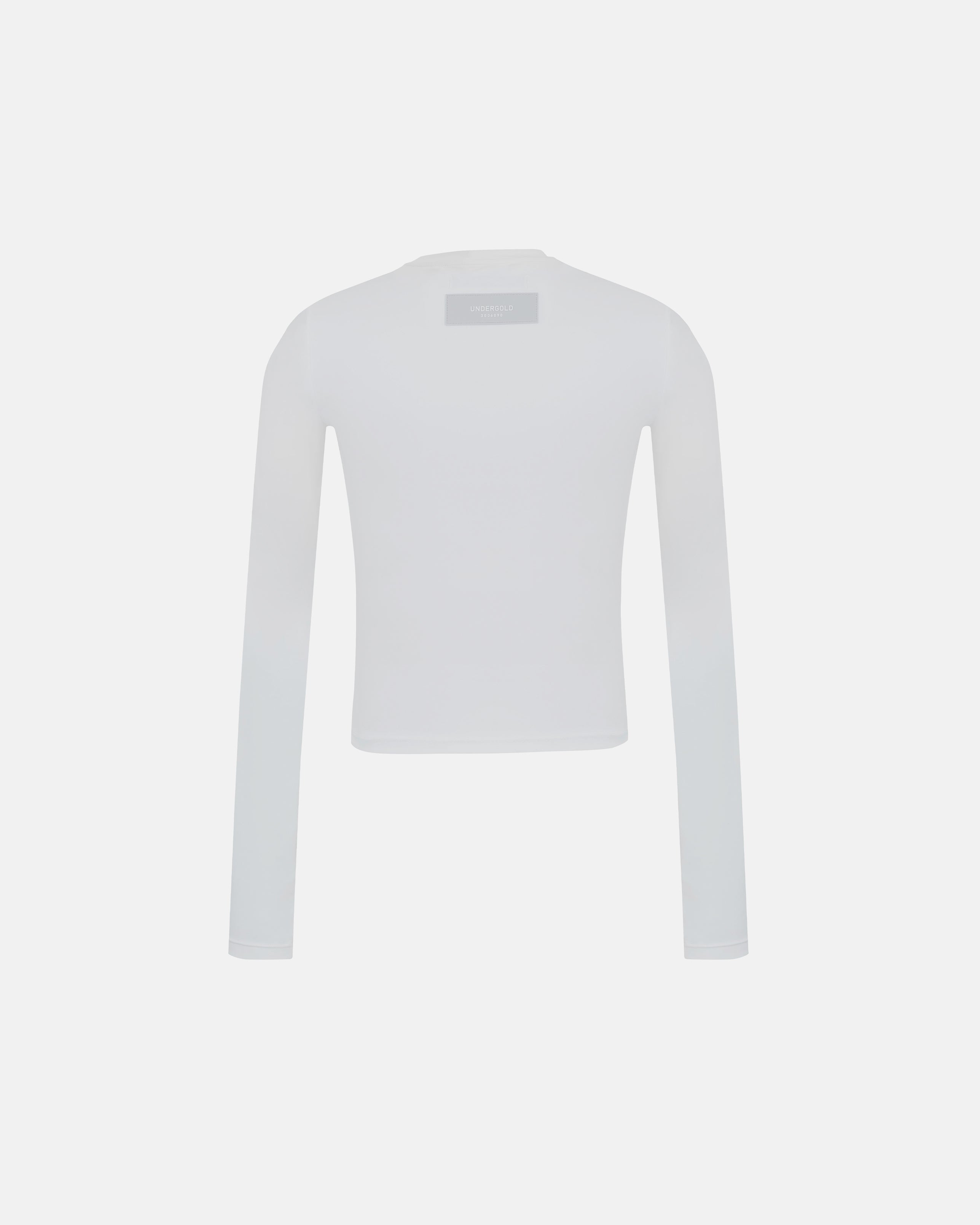 W Basics Undergold Studio Ultra Slim Long Sleeve Tee White