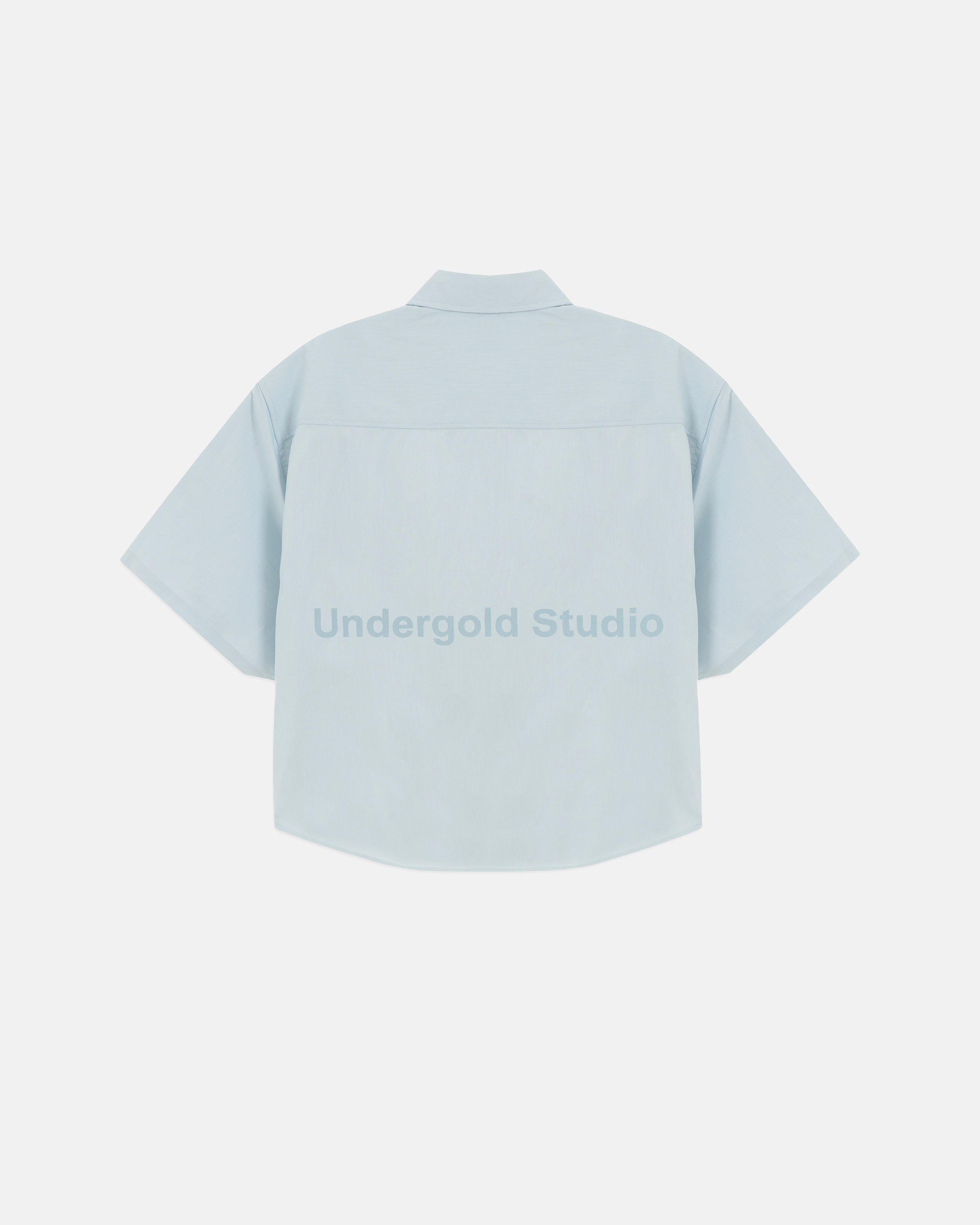 Basics Undergold Studio Boxy Fit Shirt Light Blue
