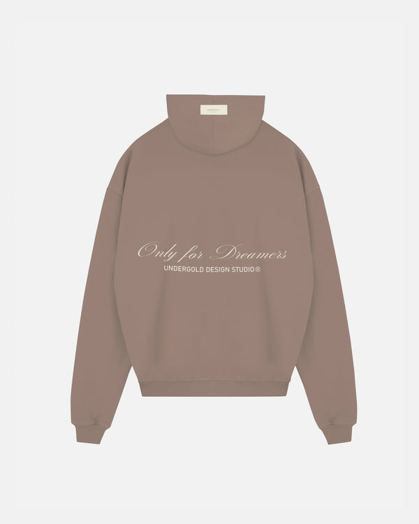 Dreamers Basic Hoodie Brown