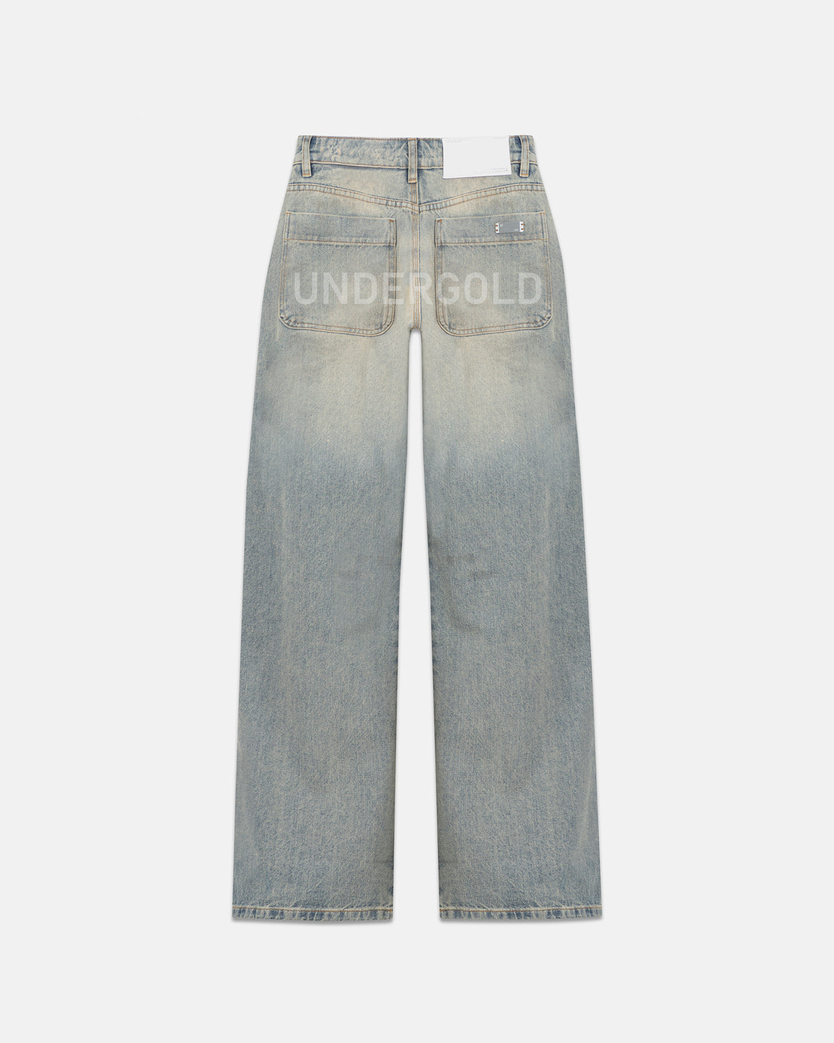 W Line Basic Wide Jeans Dirty Blue