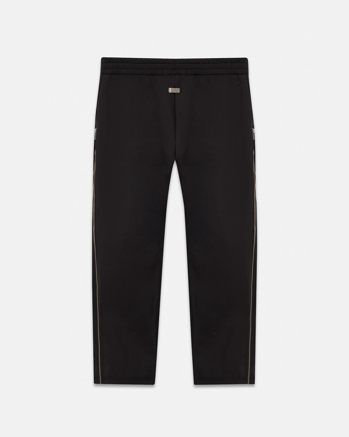 Basics Double Zipper Pants Black