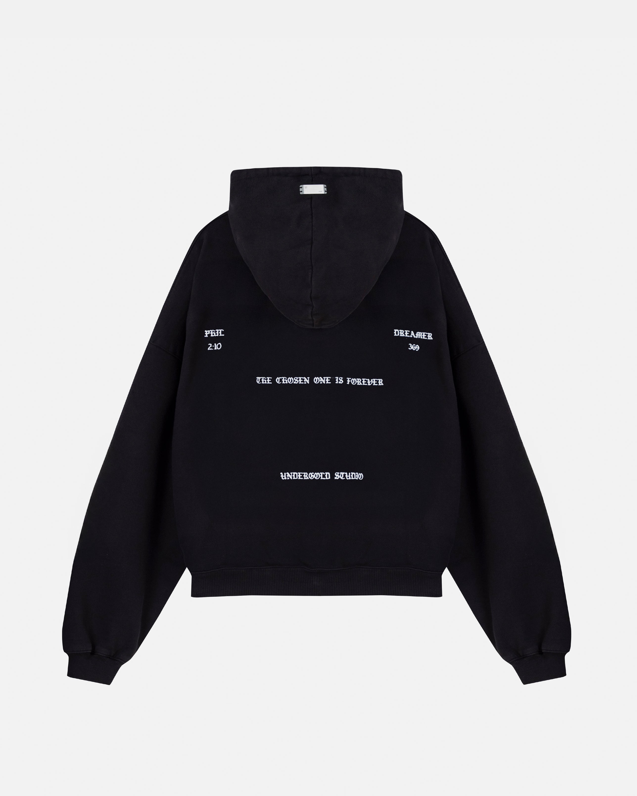 Capsule Angel Boxy Fit Hoodie Black