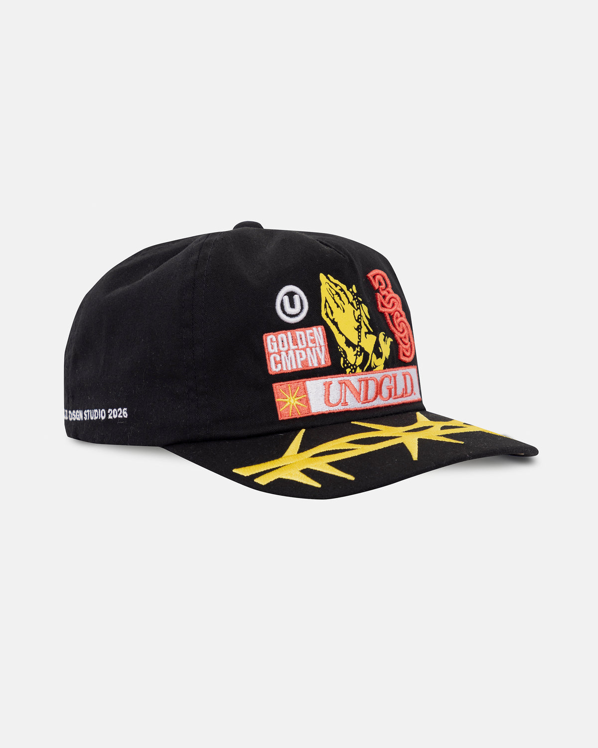 Basics Storm High Crown Cap Black