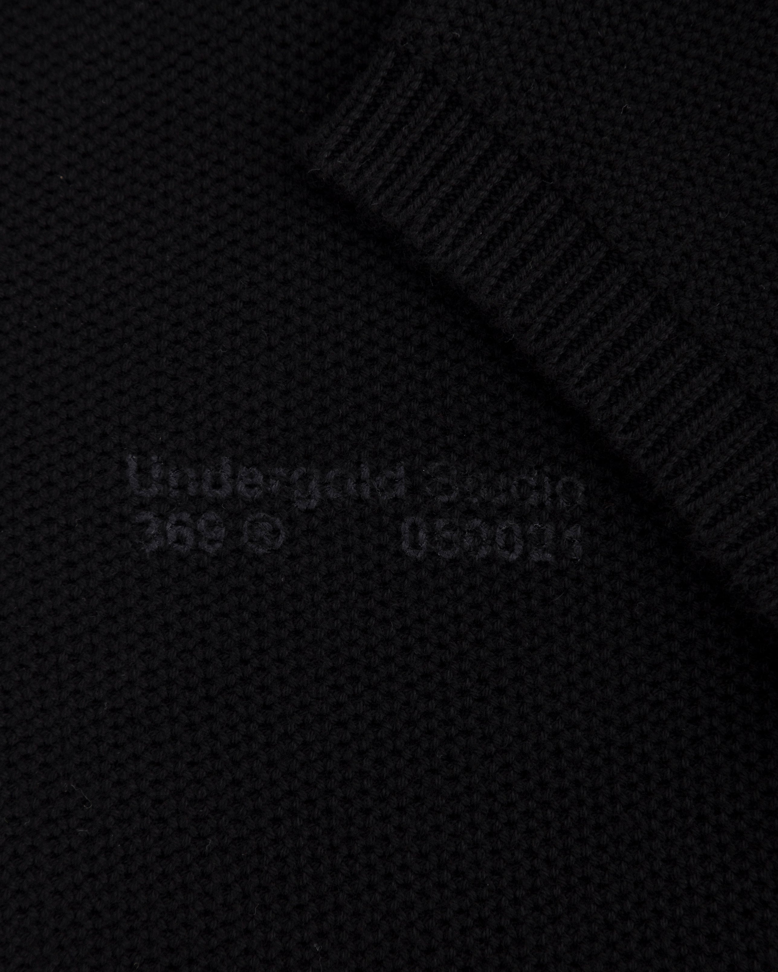 W Holy State Undergold Studio Polo Shirt Black