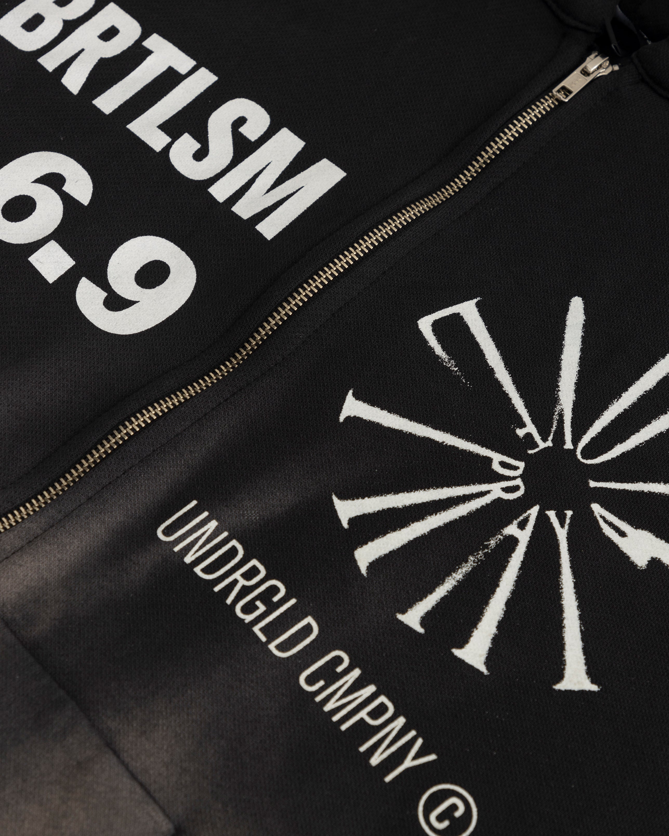 Spring Pray 4 Love Zip Up Boxy Fit Hoodie Sandblast Gray Flame