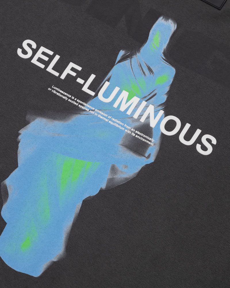 Luminescence Soul Boxy Fit T-shirt Washed Black