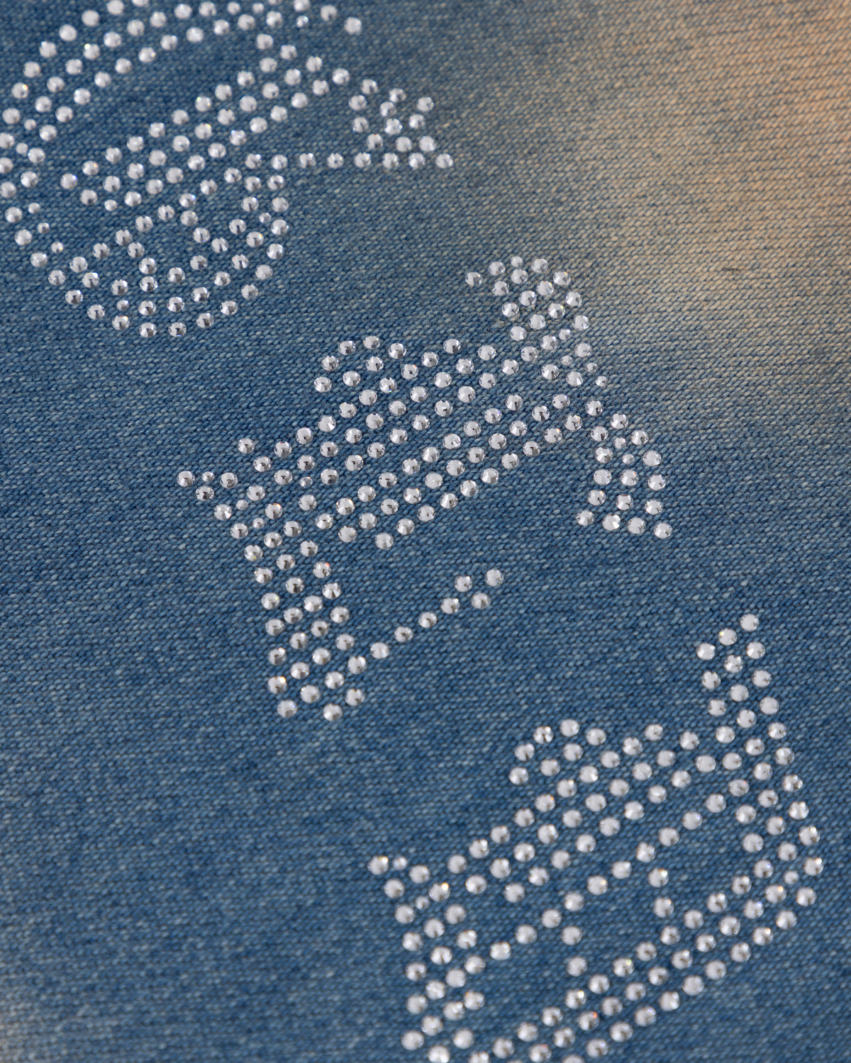 Revelation Rhinestone UNDGLD Wide Jean Sand Blue