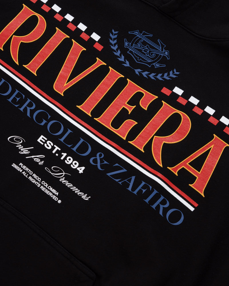 Riviera Racer Hoodie Black