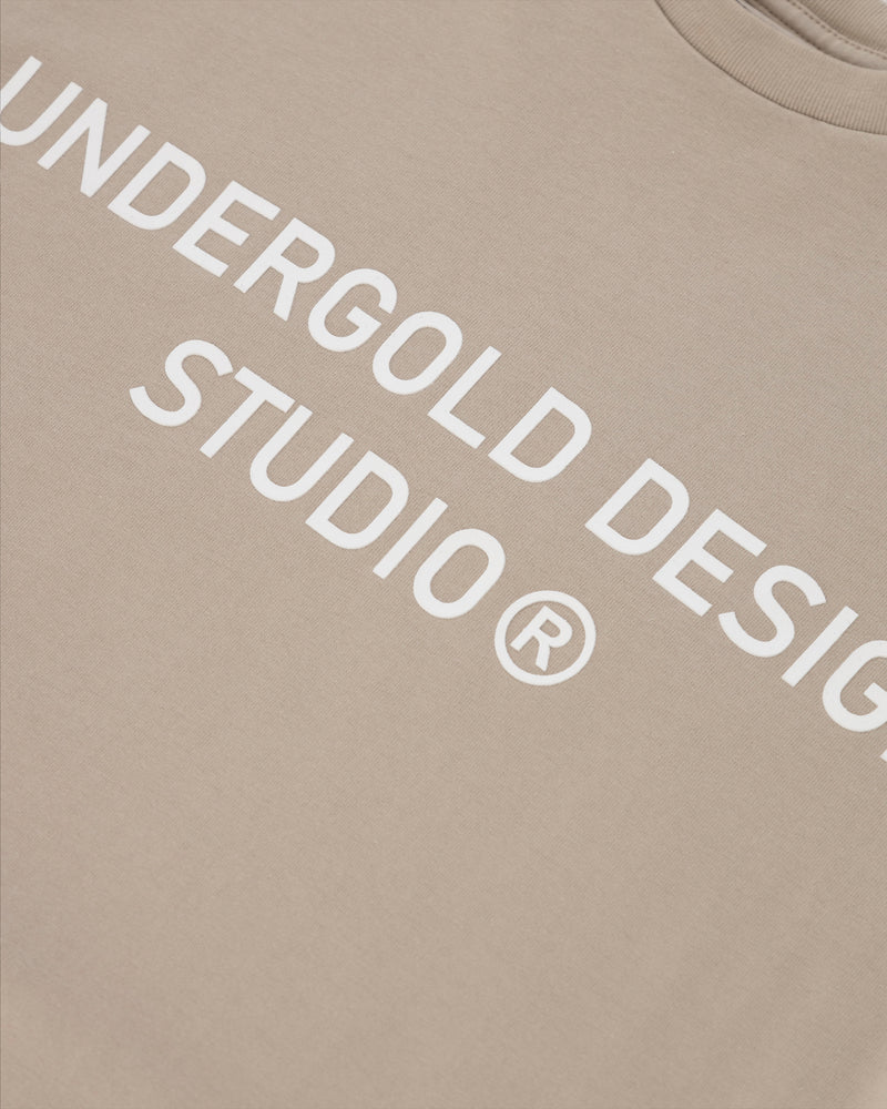 Basics Undergold Design Studio Regular Fit T-shirt Light Brown