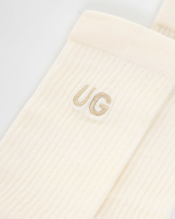 Pack x 3 Basic Embroidered UG Socks V2