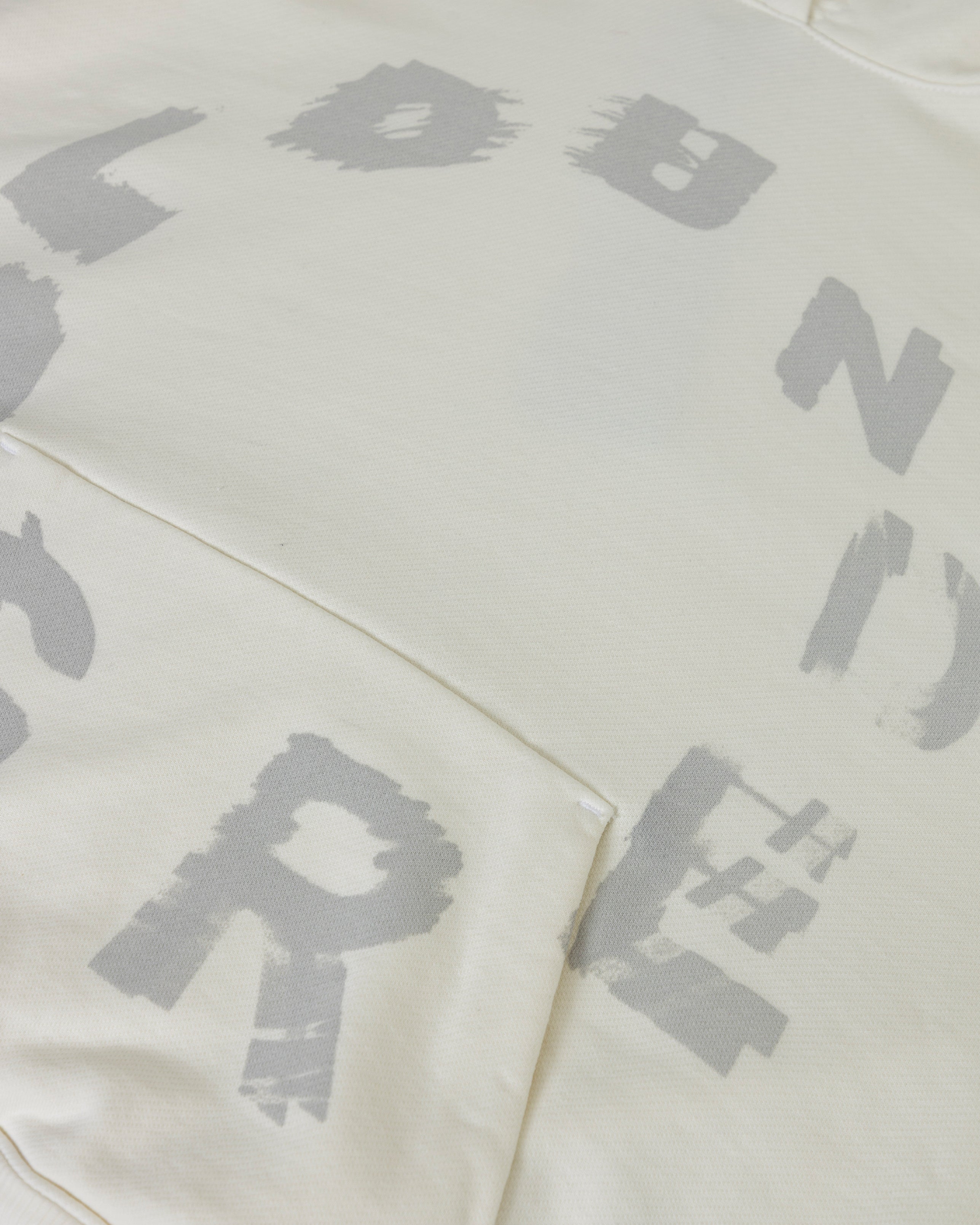 Echoes Tremor Boxy Fit Hoodie White