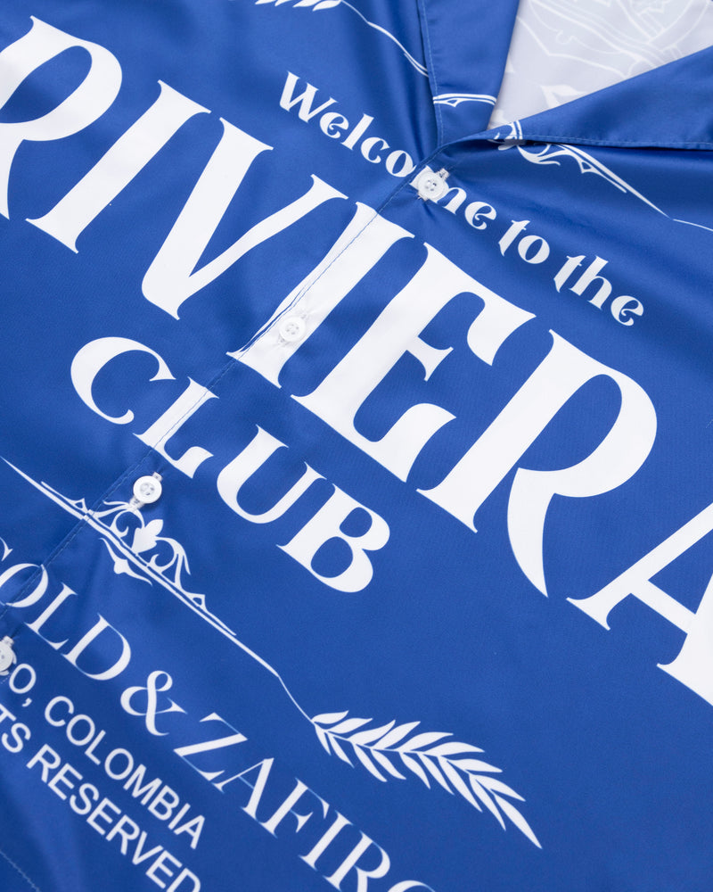 Riviera Club Short Sleeve Shirt Blue