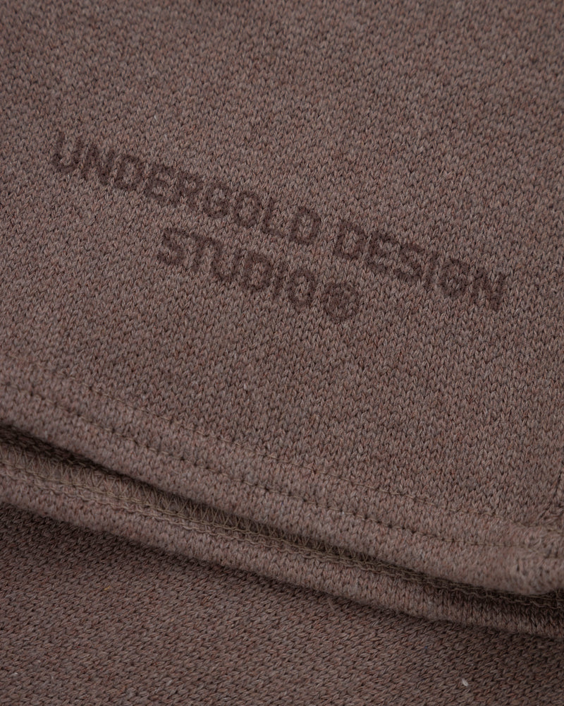 W Basics Undergold Design Studio Knit Short Brown