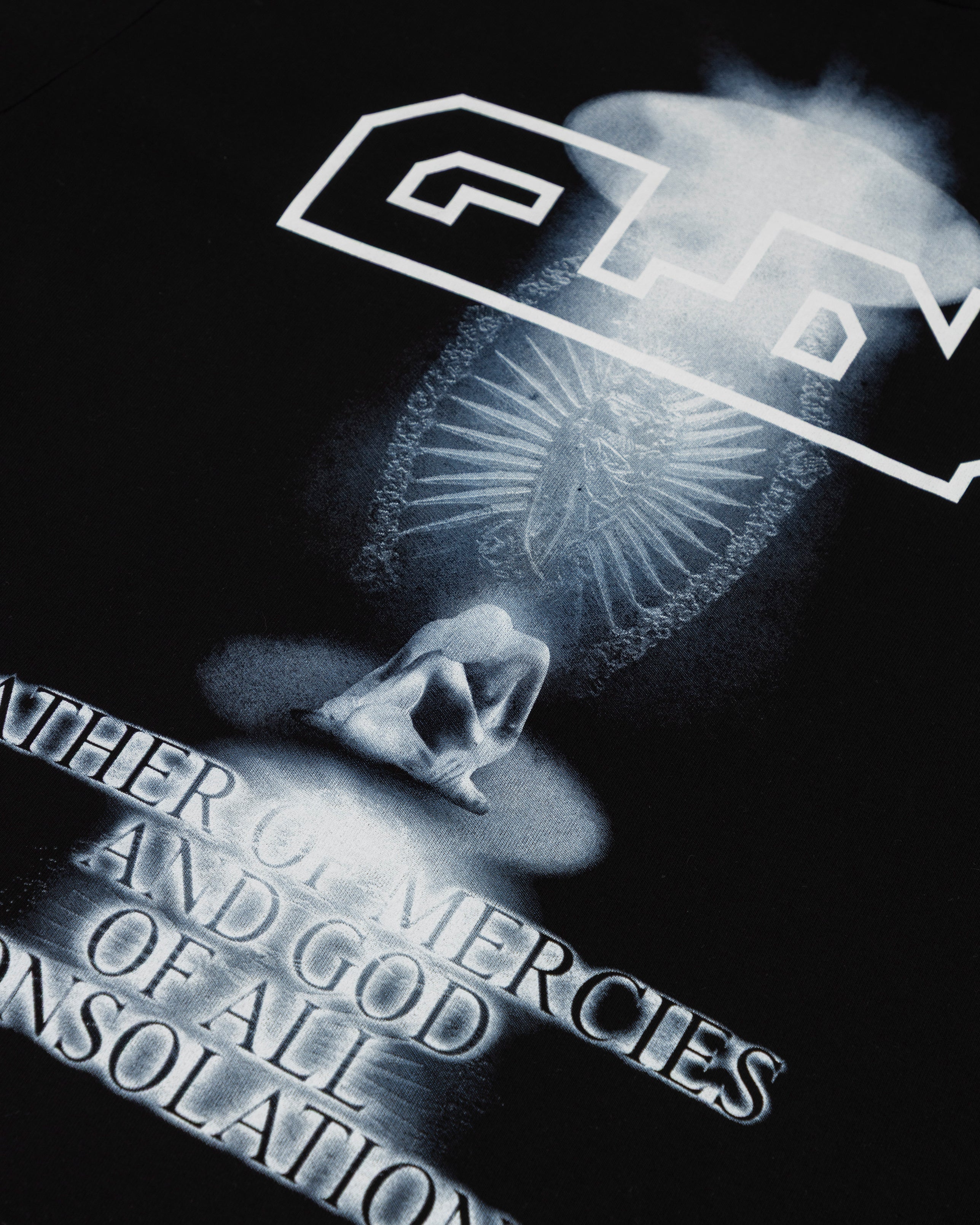 Spring Consolation Boxy Fit Tshirt Black