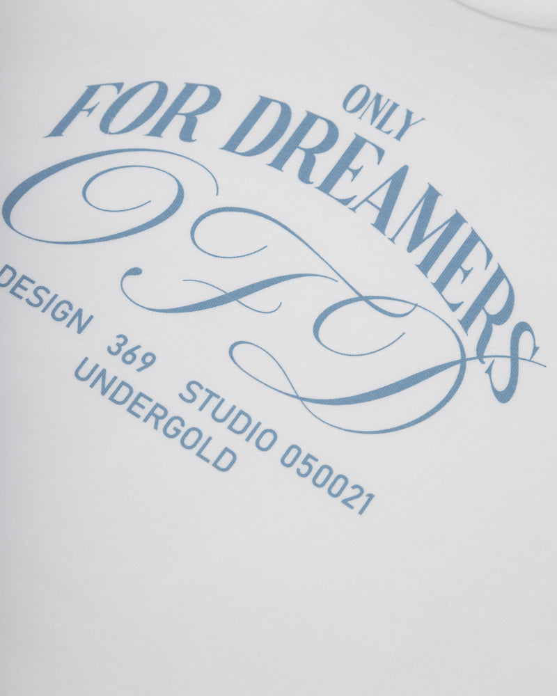 Sanctus Only For Dreamers Baby Tee White