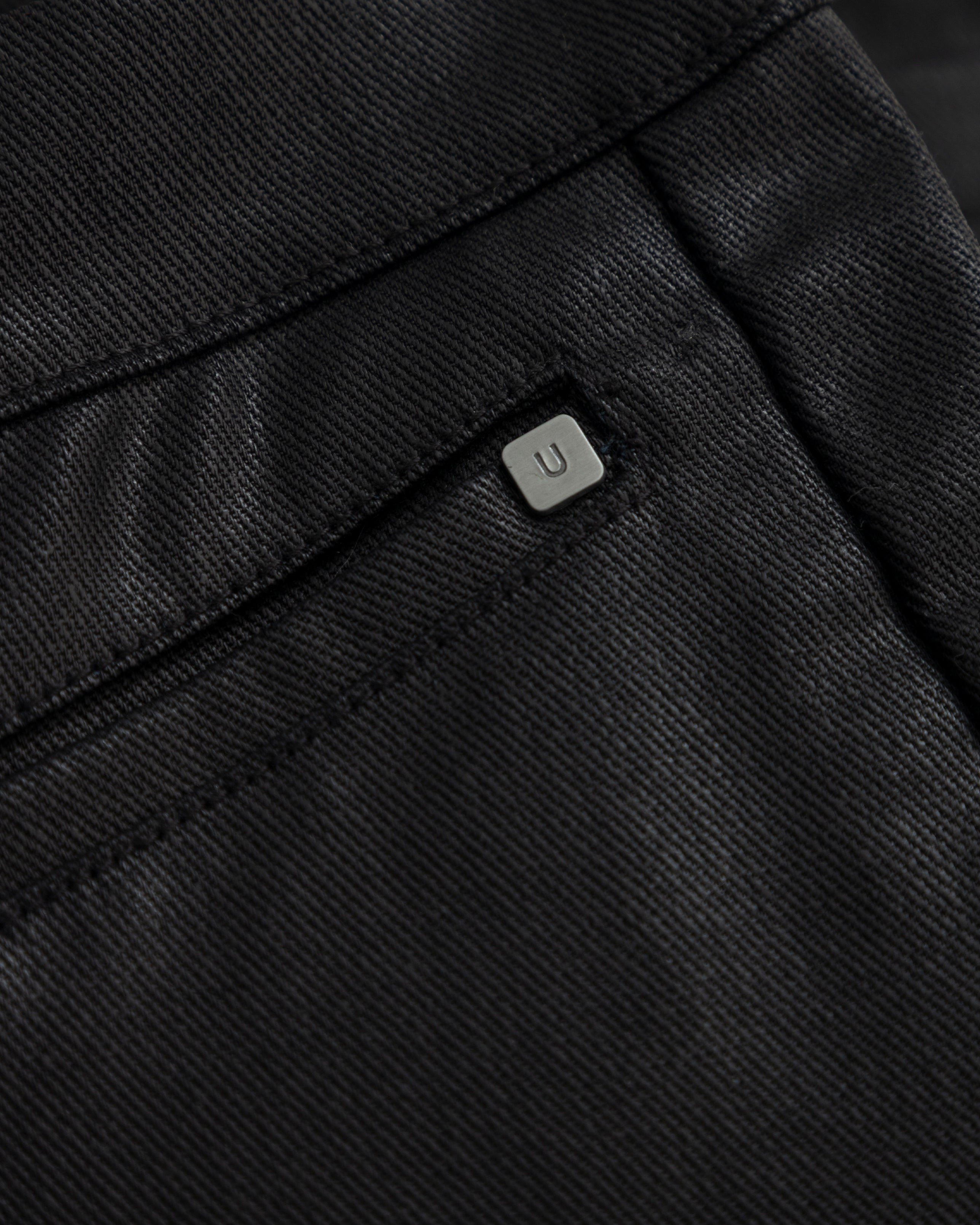 Basics Pleather Flare Pants Black