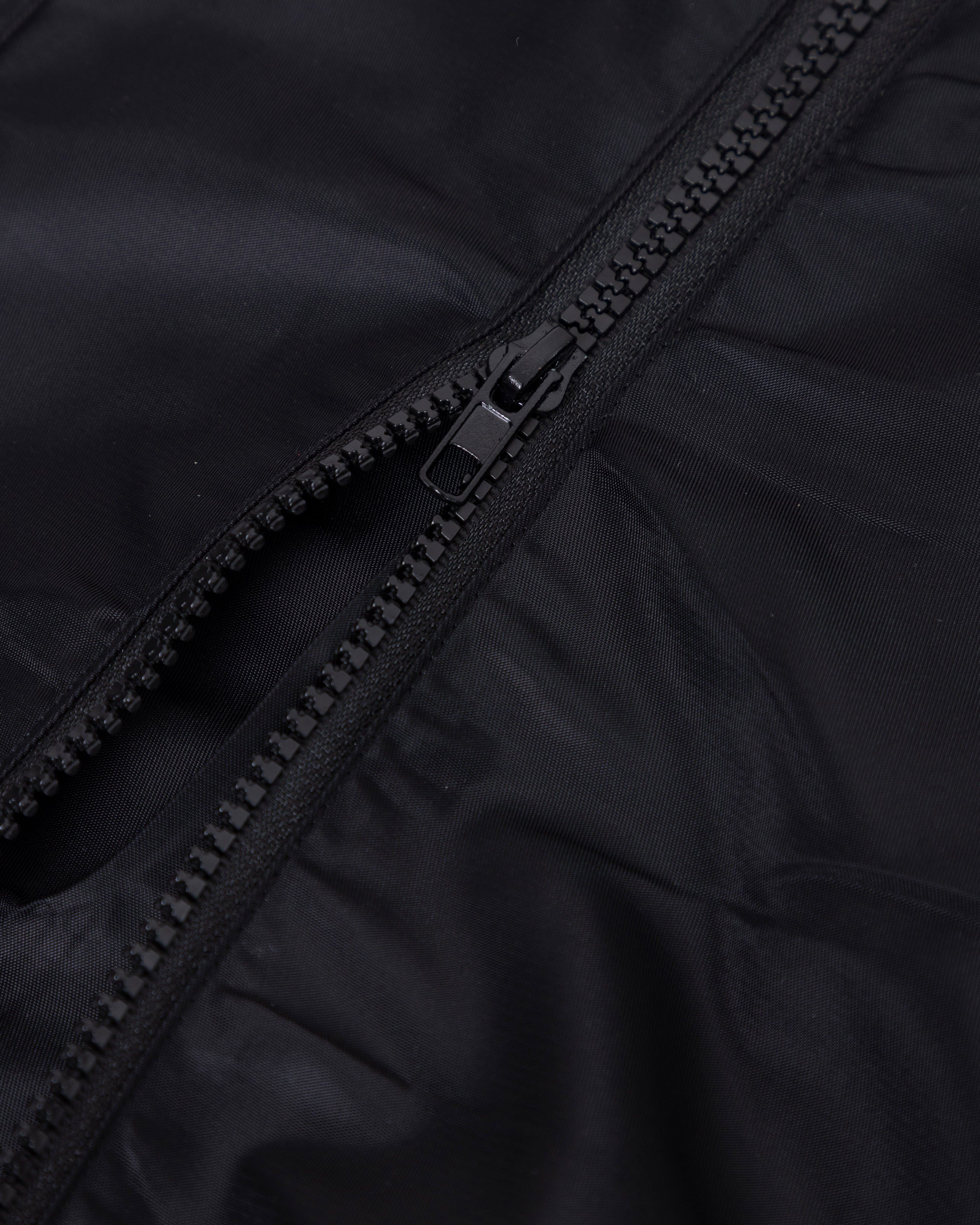 Basics Panelled Zip Up Cargo Pants Black