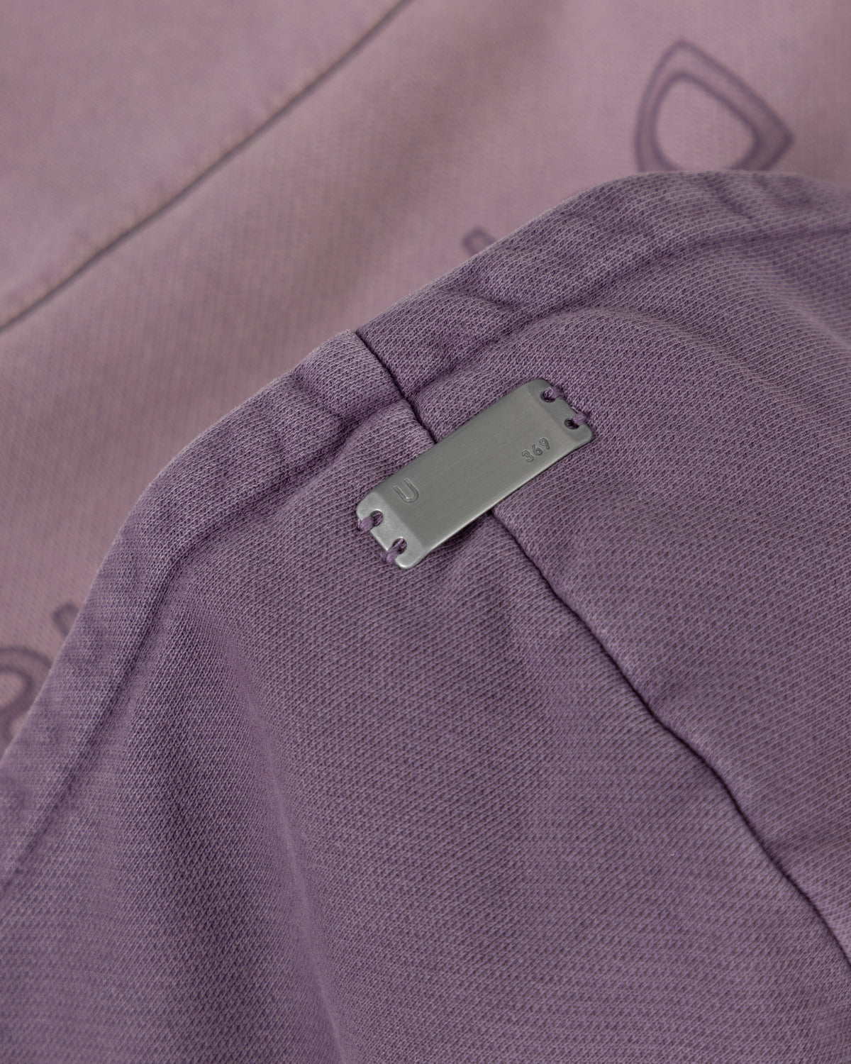 W Pilgrimage Undergold Department Boxy Fit Hoodie Burn Lilac