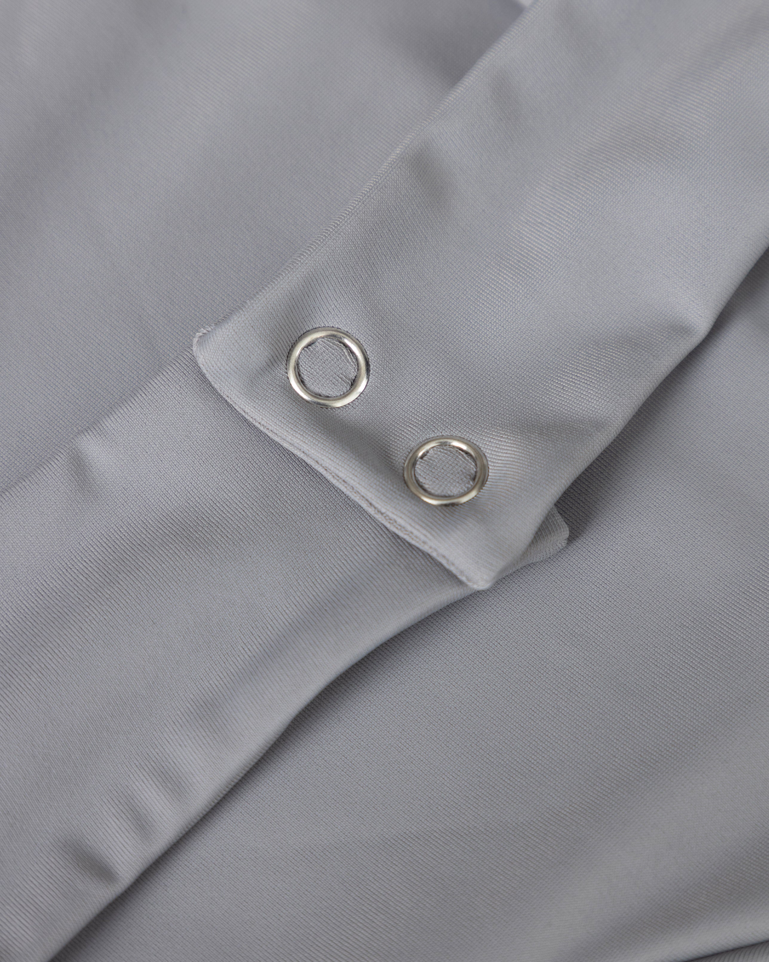 Line Basic V Neck Body Gray