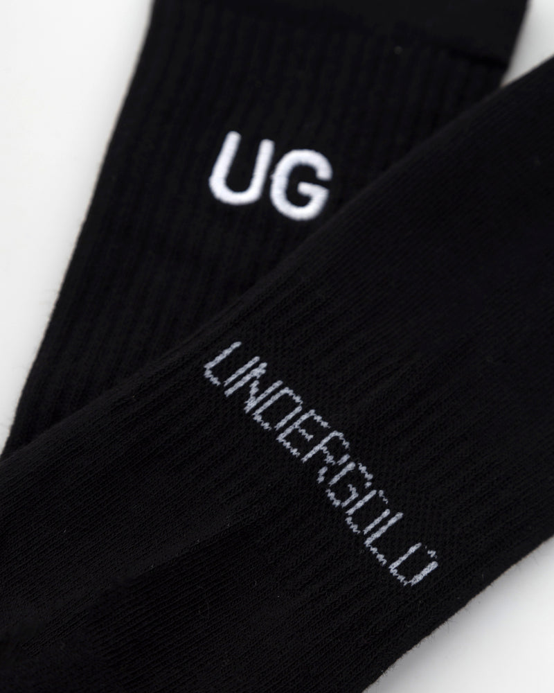 Basics Embroidered UG Socks V2 Black