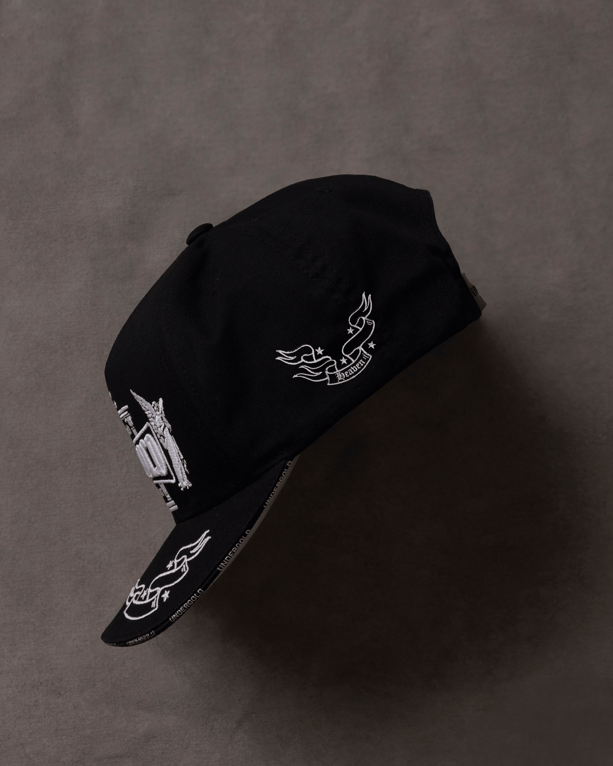 Basics Heaven's Door High Crown Cap Black