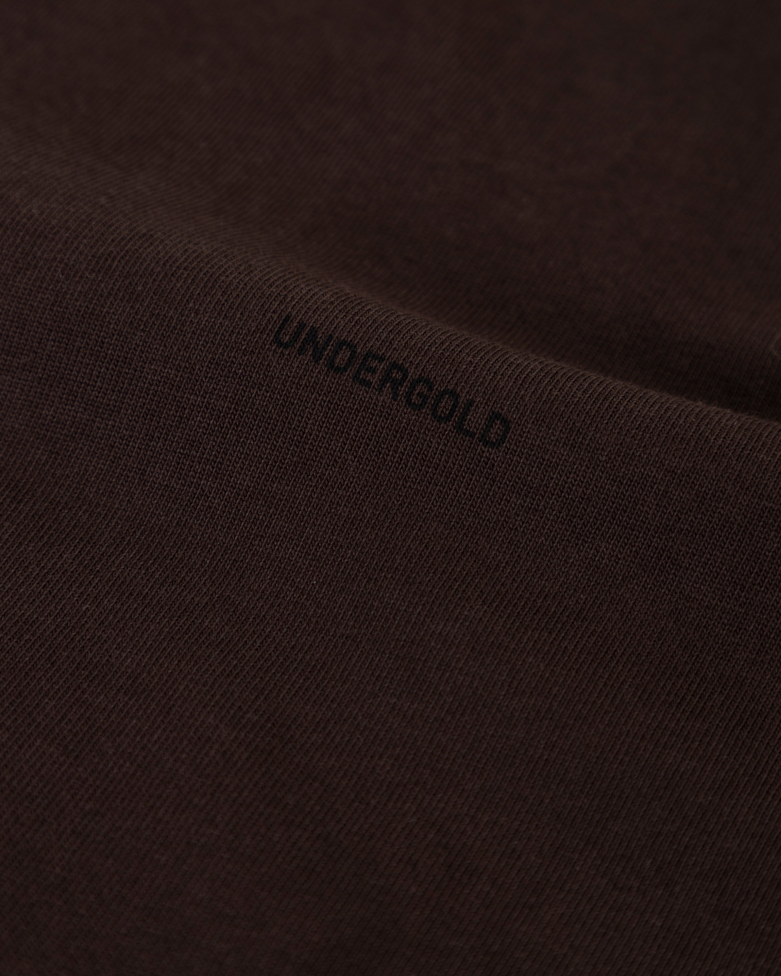 Basics Tiny Logo Regular Fit Tshirt Brown