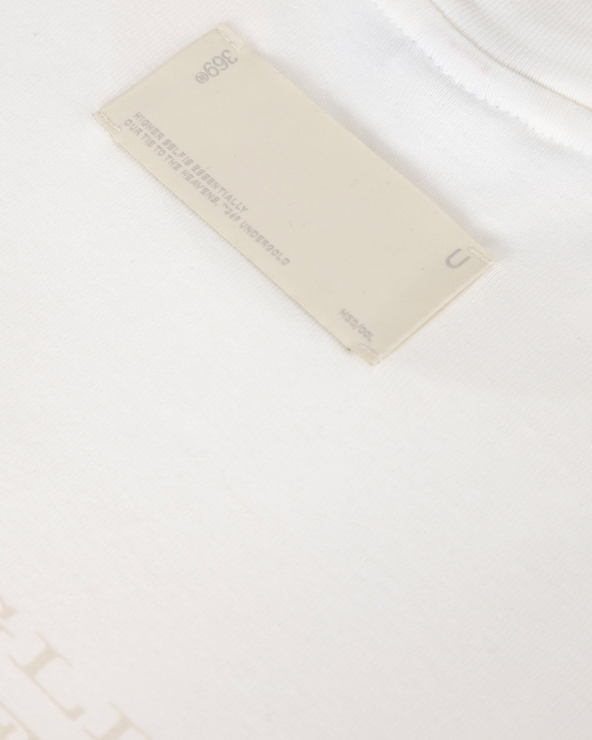 Revelation Gold Boxy Fit Tshirt White