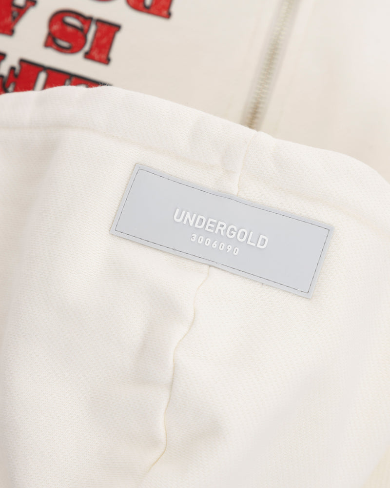 Rodeo "Life is a Rodeo" Zip Up Hoodie White