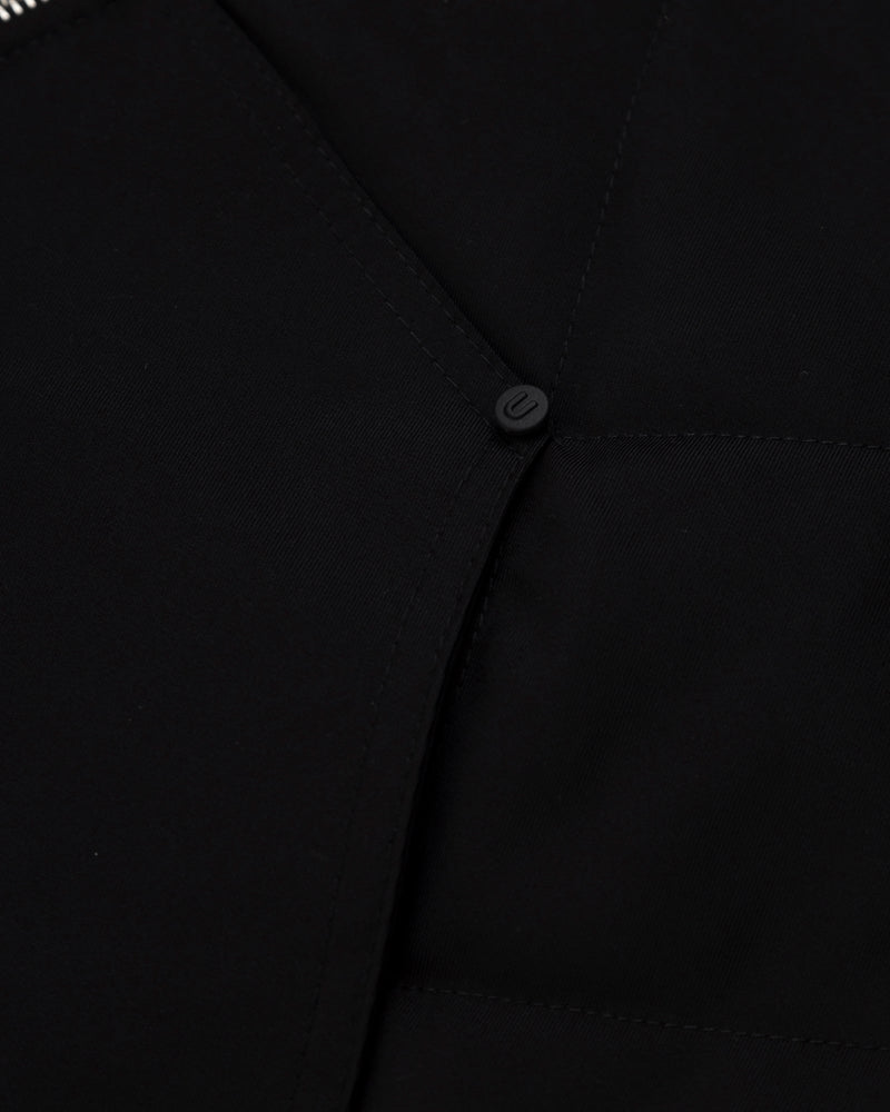 Basics Rhombus Zip-Up Jacket Black