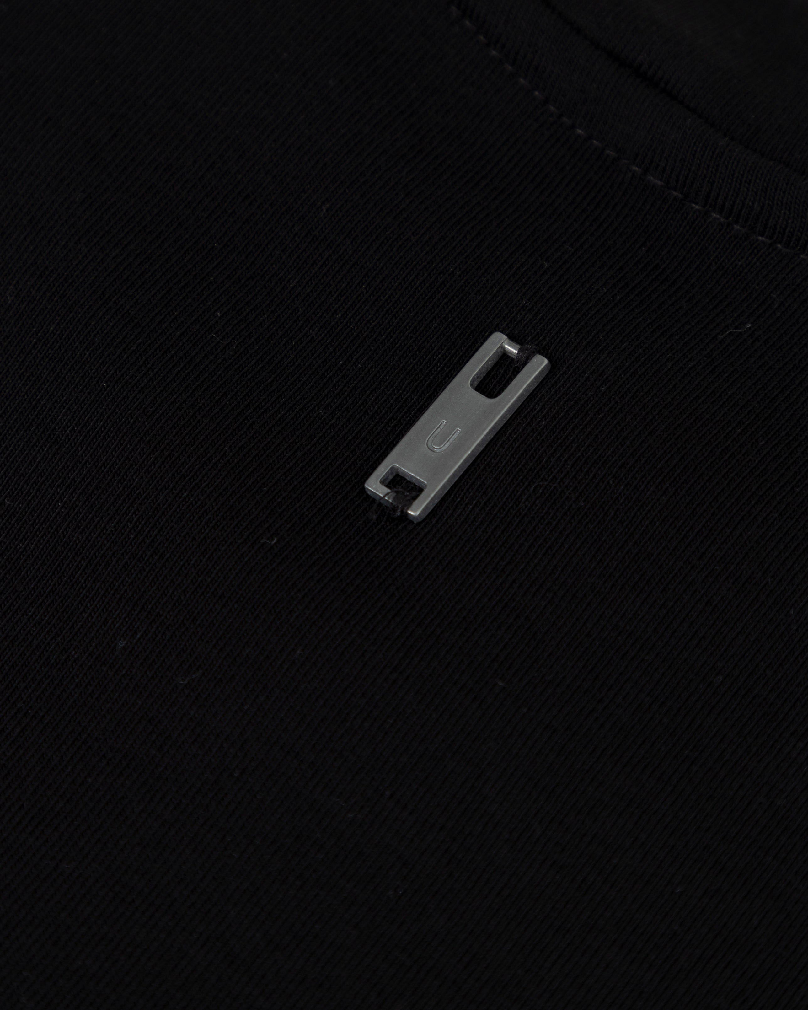 Line Basic Label Boxy Fit Tshirt Black