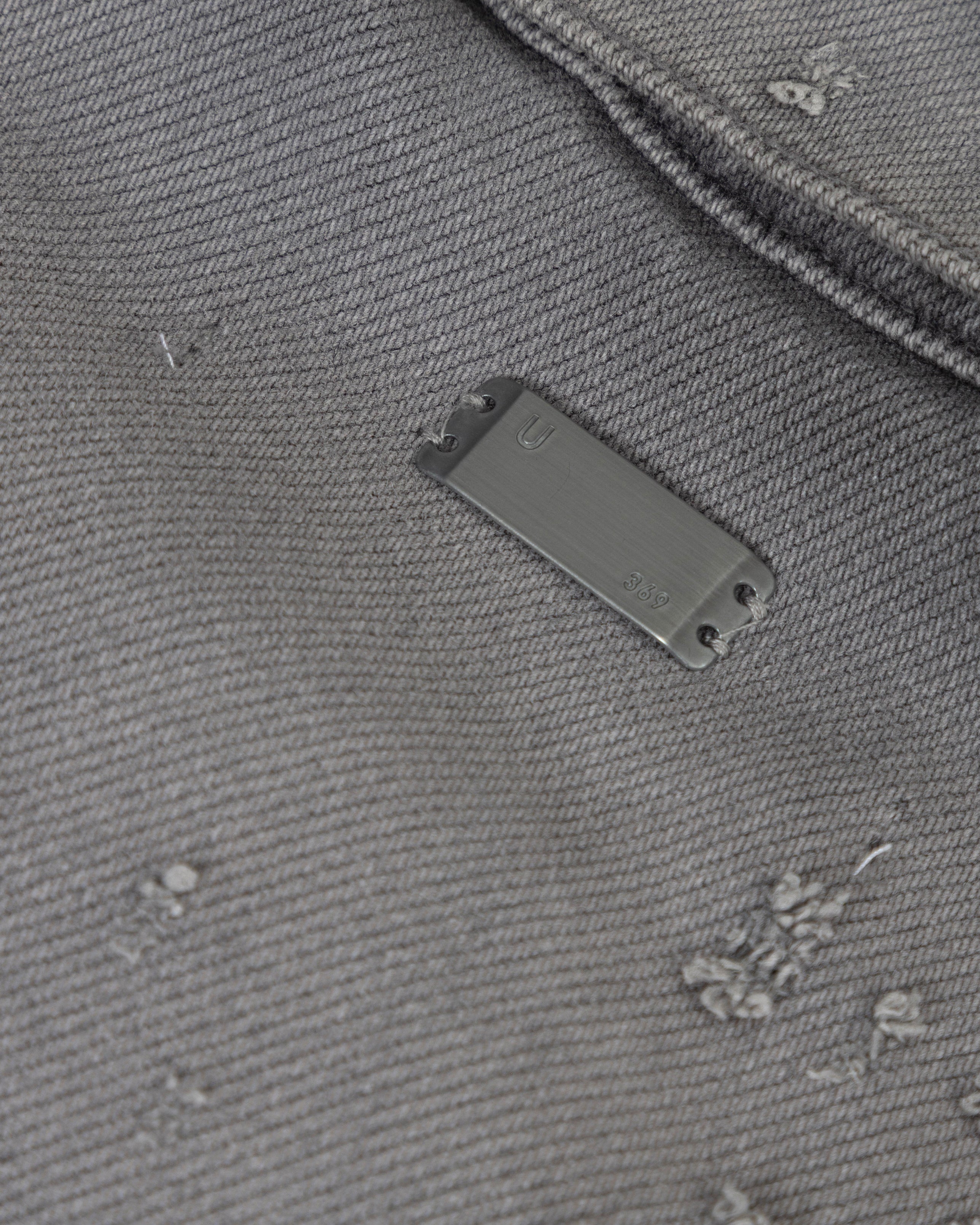 Holy State UNDRGLD Ripped Jacket Washed Gray