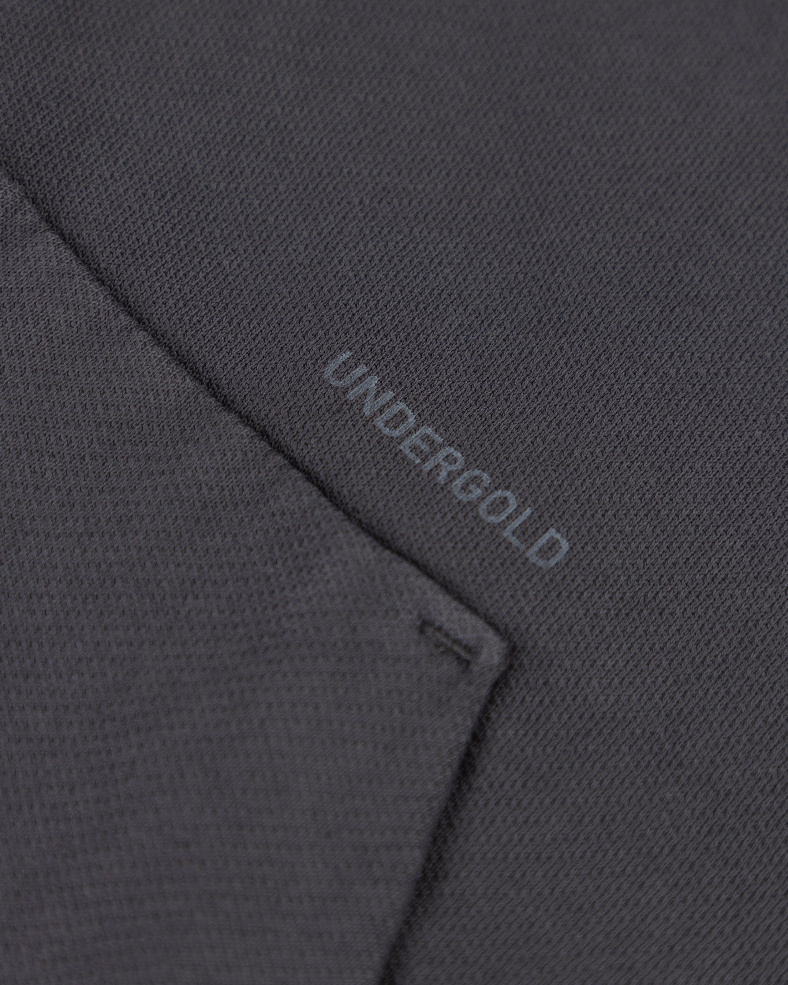 Line Basic Boxy Fit Zip Up Hoodie Dark Gray