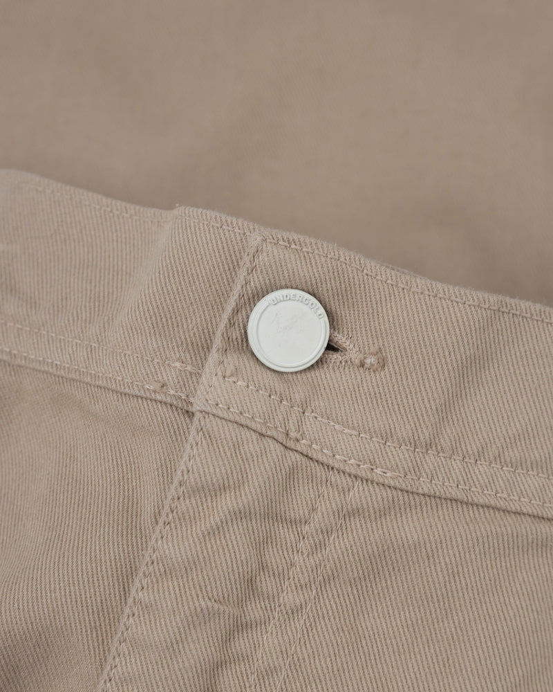 Basics UNDGLD Wide Cargo Pants Cream