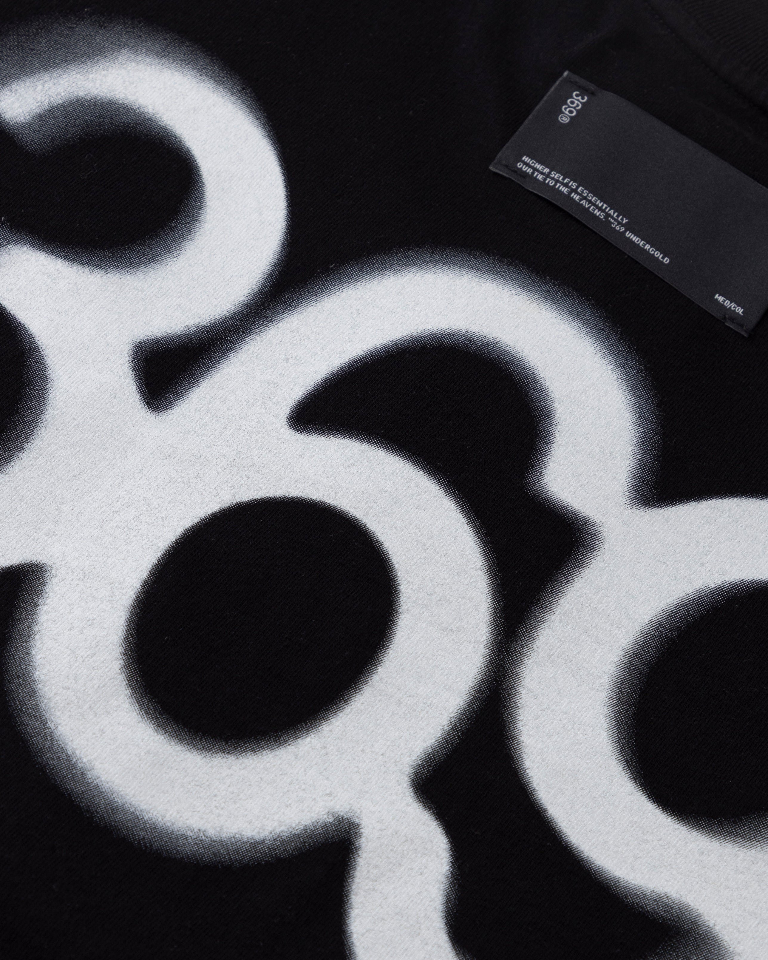 Stardust Code Crop Top Black