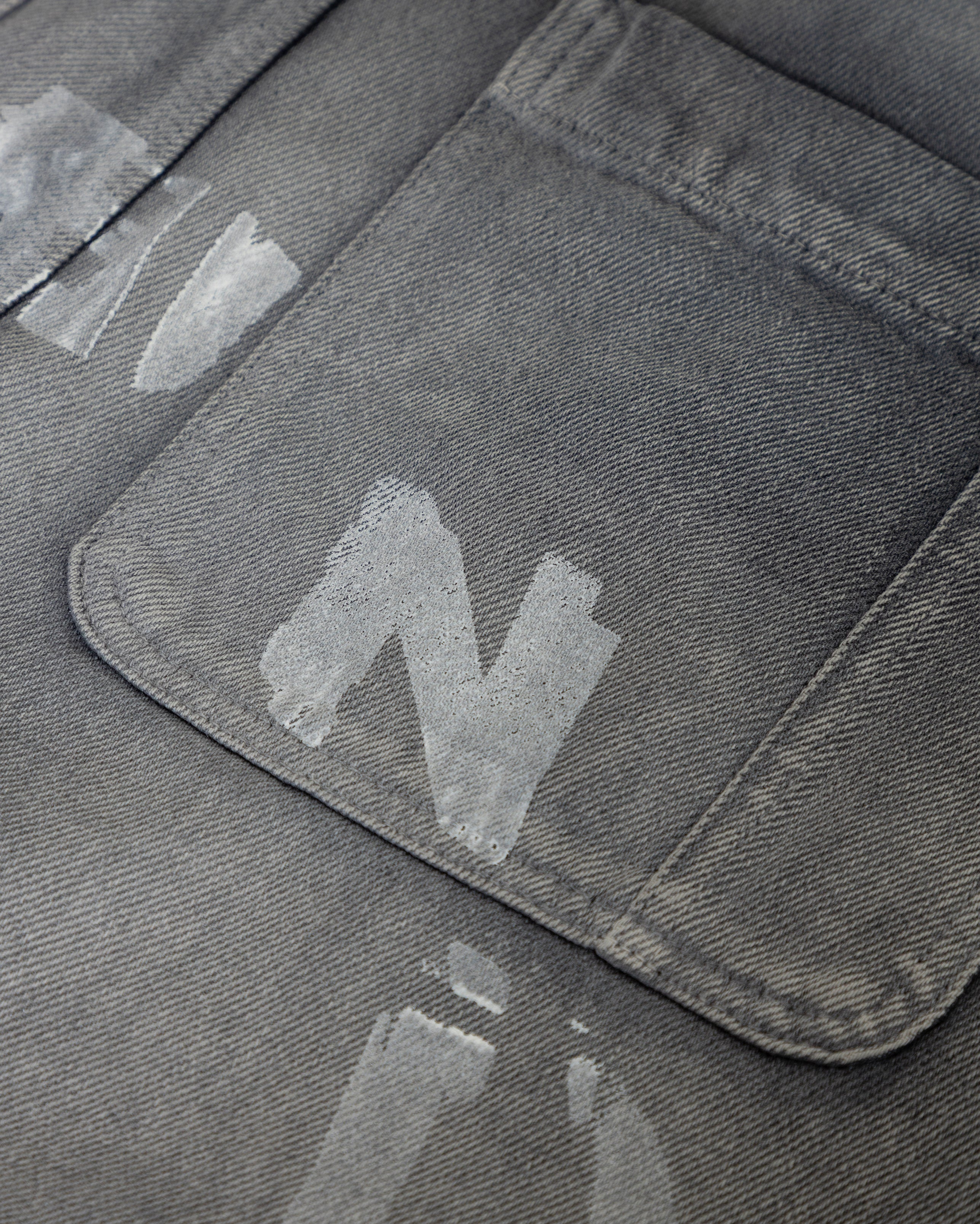 Echoes Tremor Wide Jeans Washed Gray