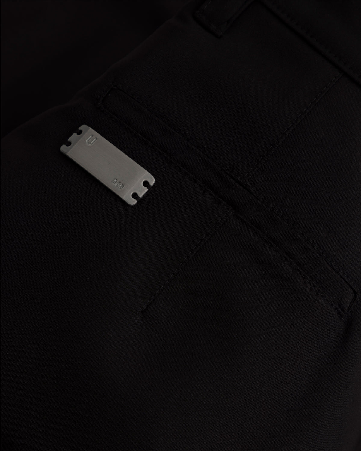 Basics Pleated Trouser Black